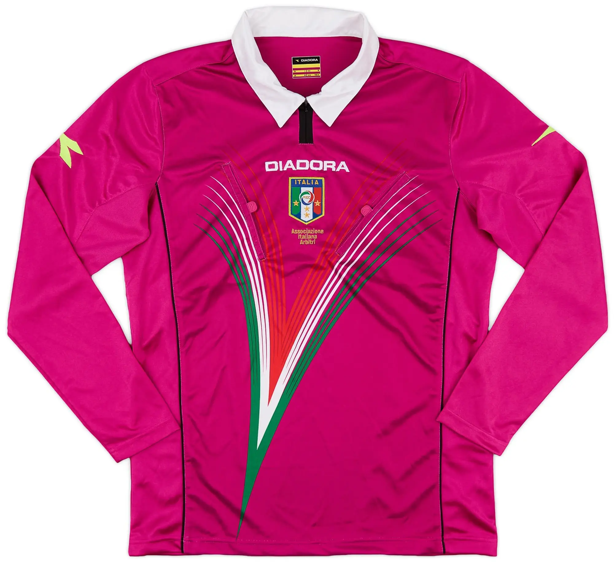 2012-13 Italy Diadora Referee L/S Shirt - 9/10 - (M)