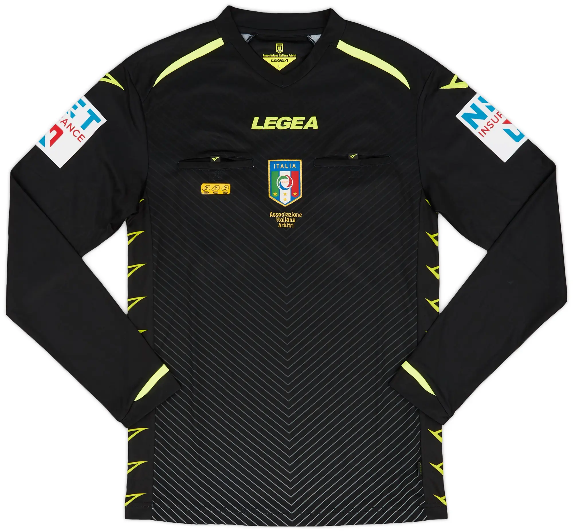 2014-15 Italy FIGC Legea Referee L/S Shirt - 9/10 - (L)