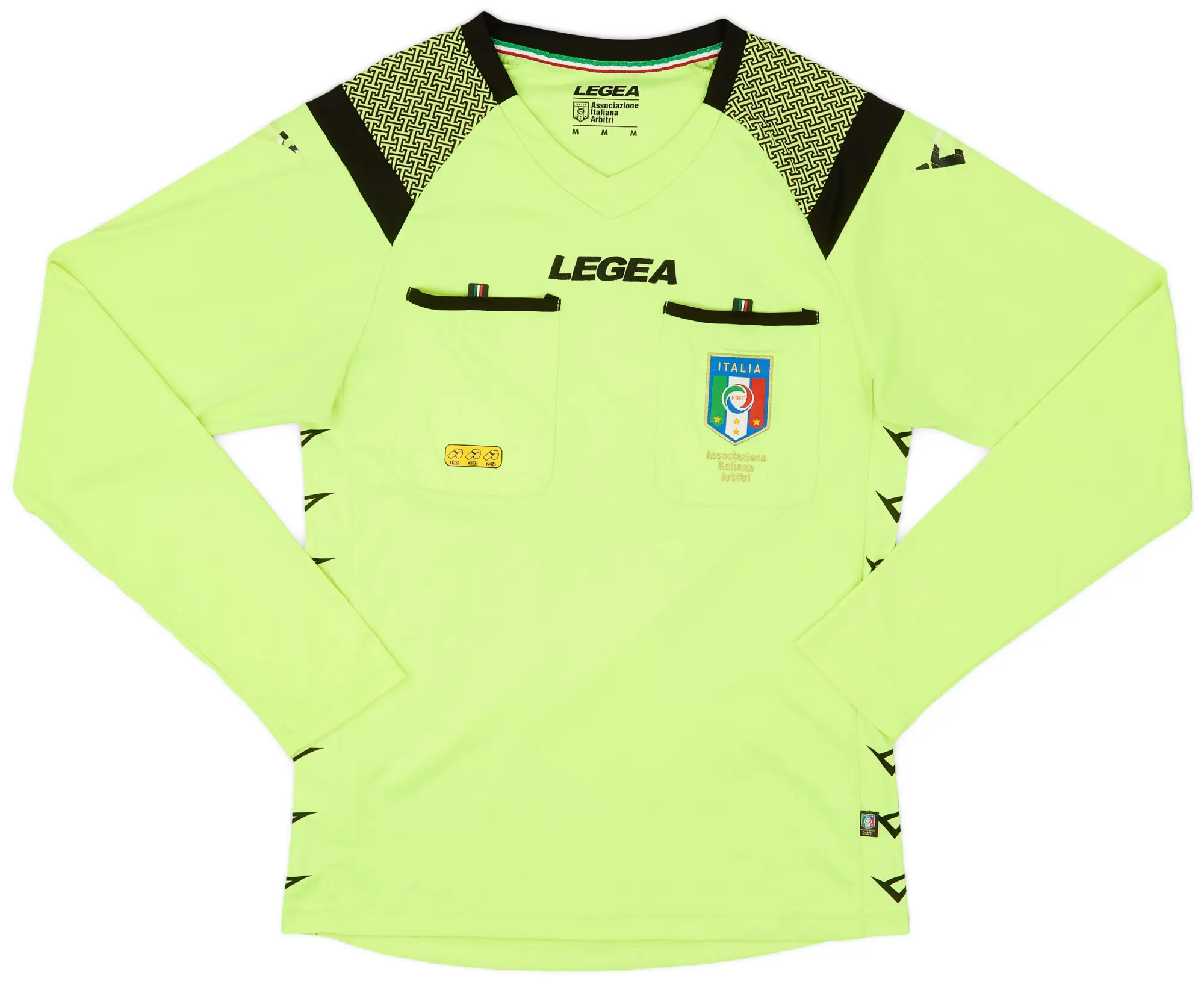 2019-20 Italy Legea Referee L/S Shirt - 6/10 - (M)