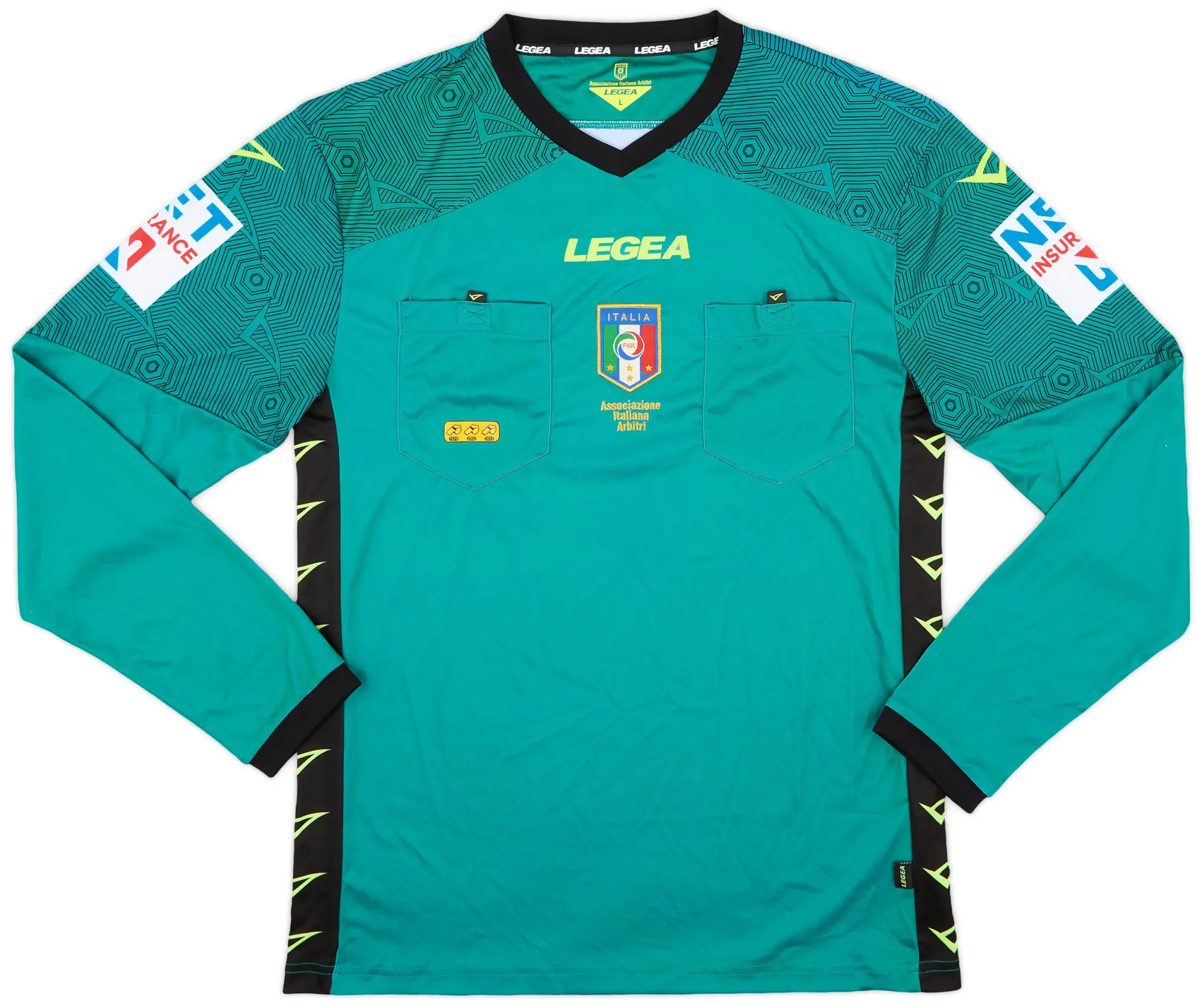 2022-23 Italy Legea Referee L/S Shirt - 9/10 - (L)