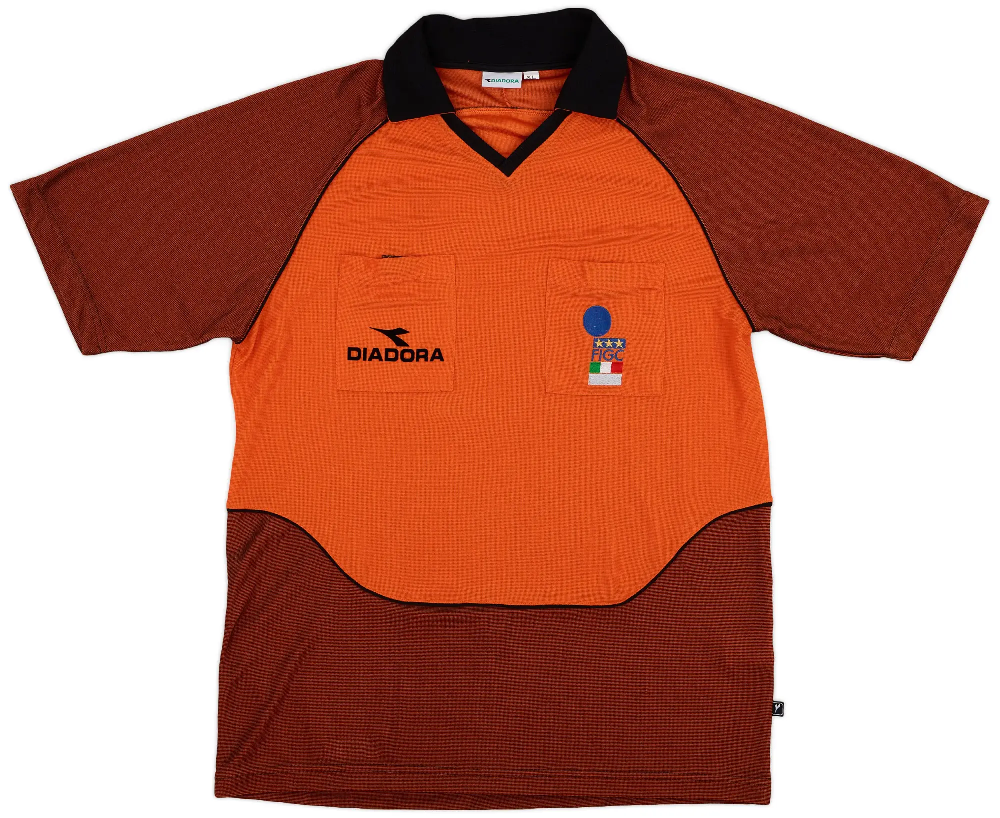 1999-00 Italy FIGC Diadora Referee Shirt - 9/10 - (XL)