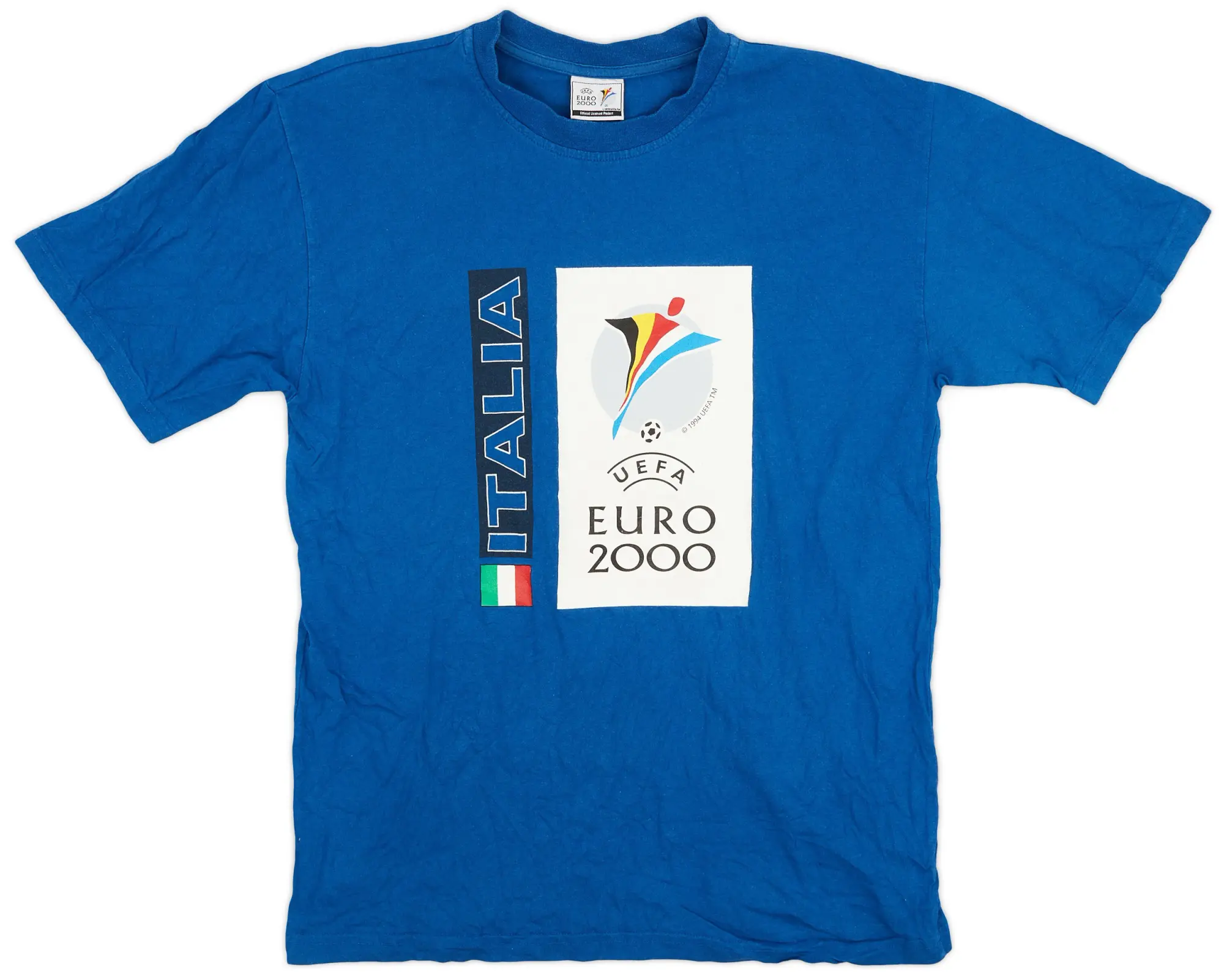 T-Shirts 2000 Italy 'Euro 2000' Graphic Tee - 8/10 - (M)