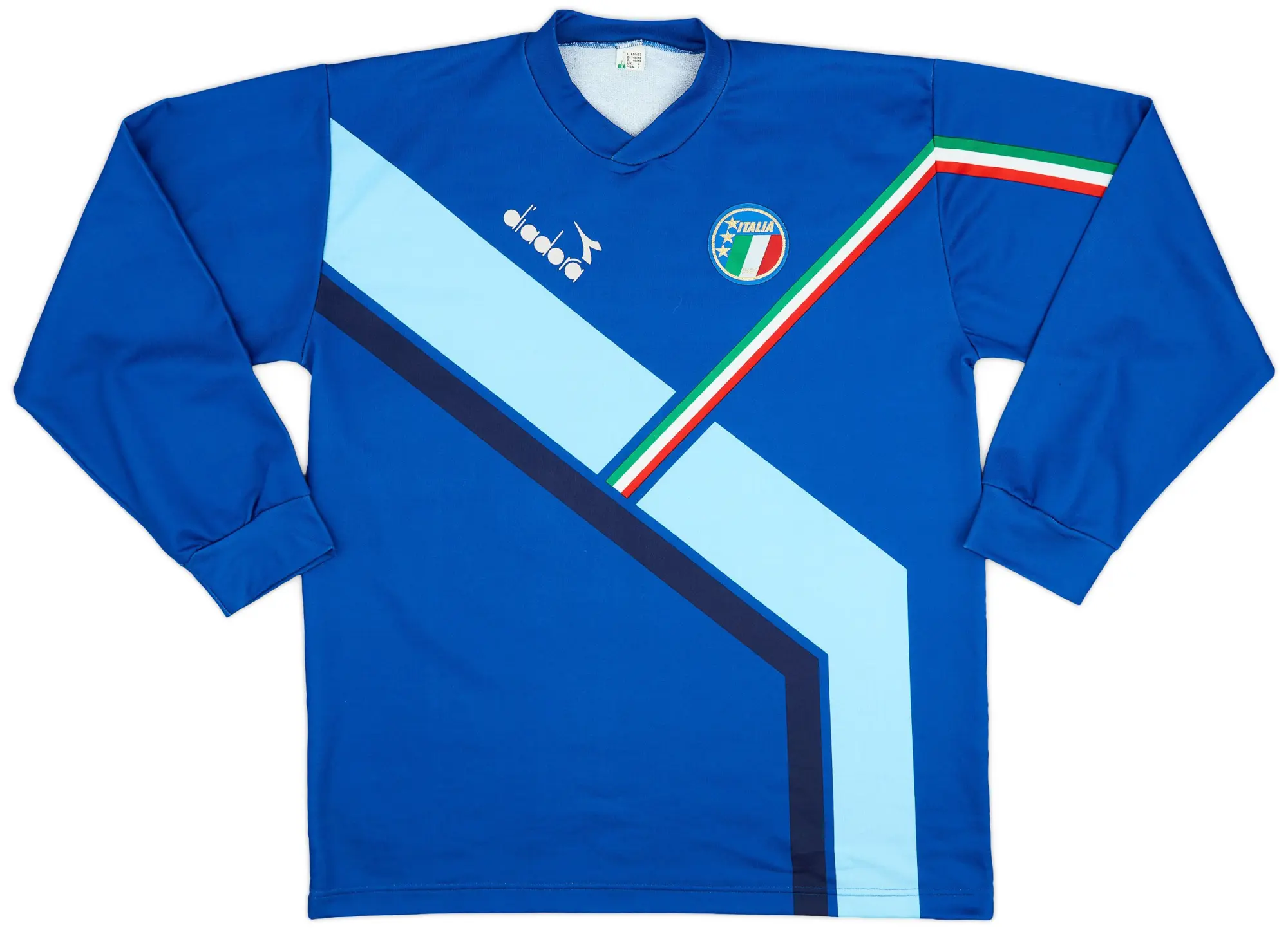 1990-92 Italy Diadora Training L/S Shirt - 9/10 - (L)
