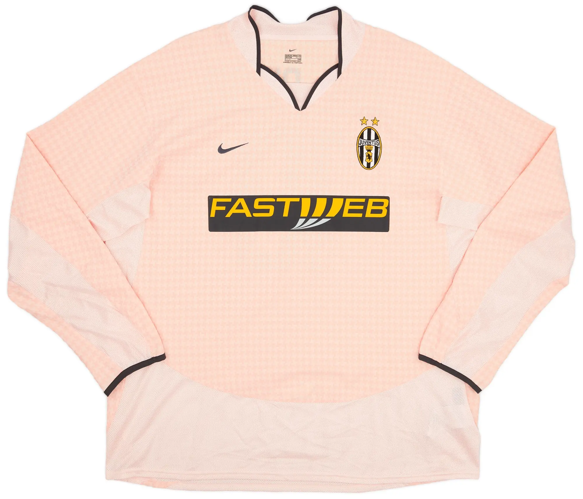 Nike 2003-04 Juventus Away L/S Shirt Del Piero #10 - 10/10 - (XXL)