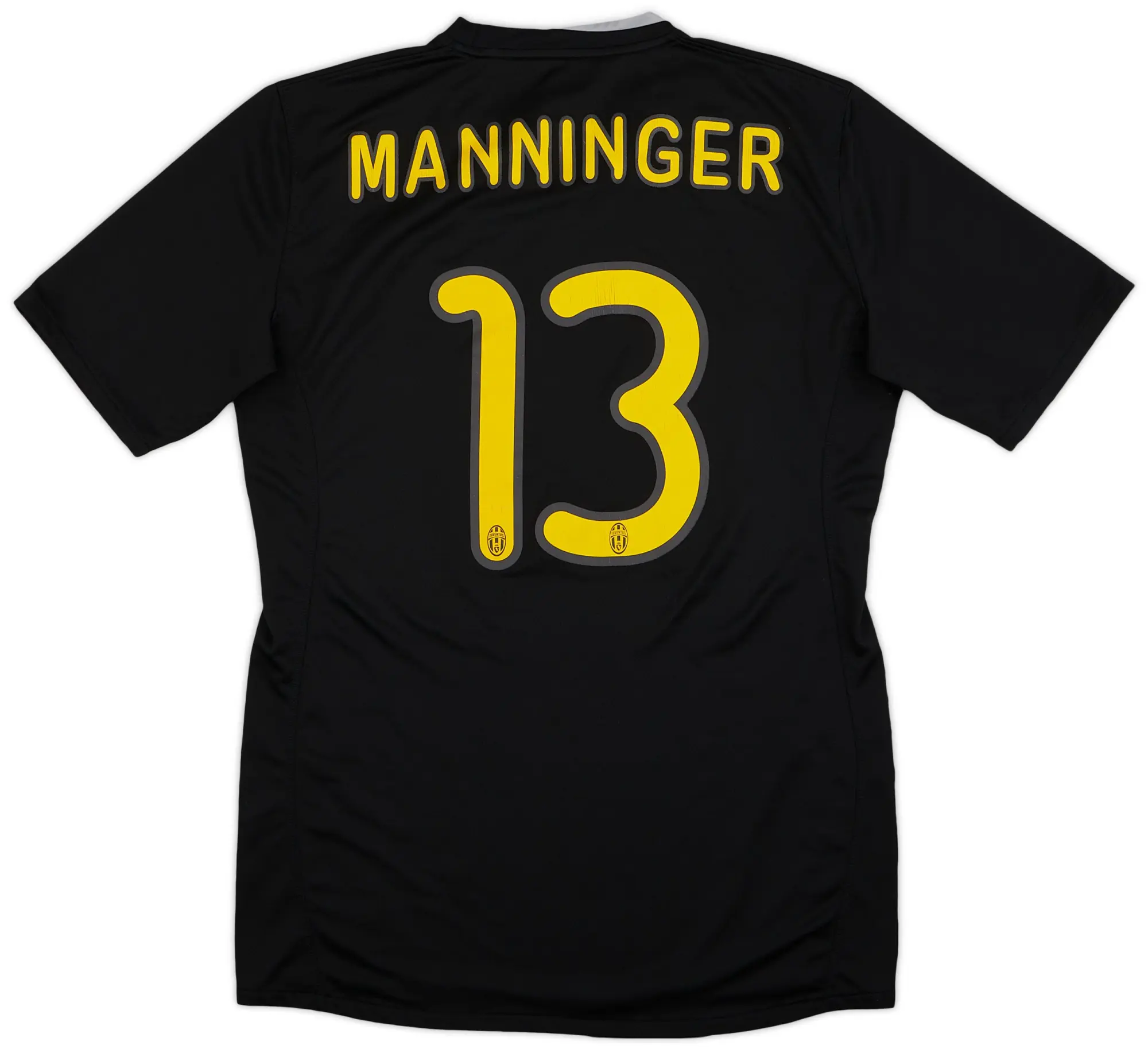 Nike 2008-09 Juventus Player Issue GK S/S Shirt Manninger #13 - 8/10 - (XL)