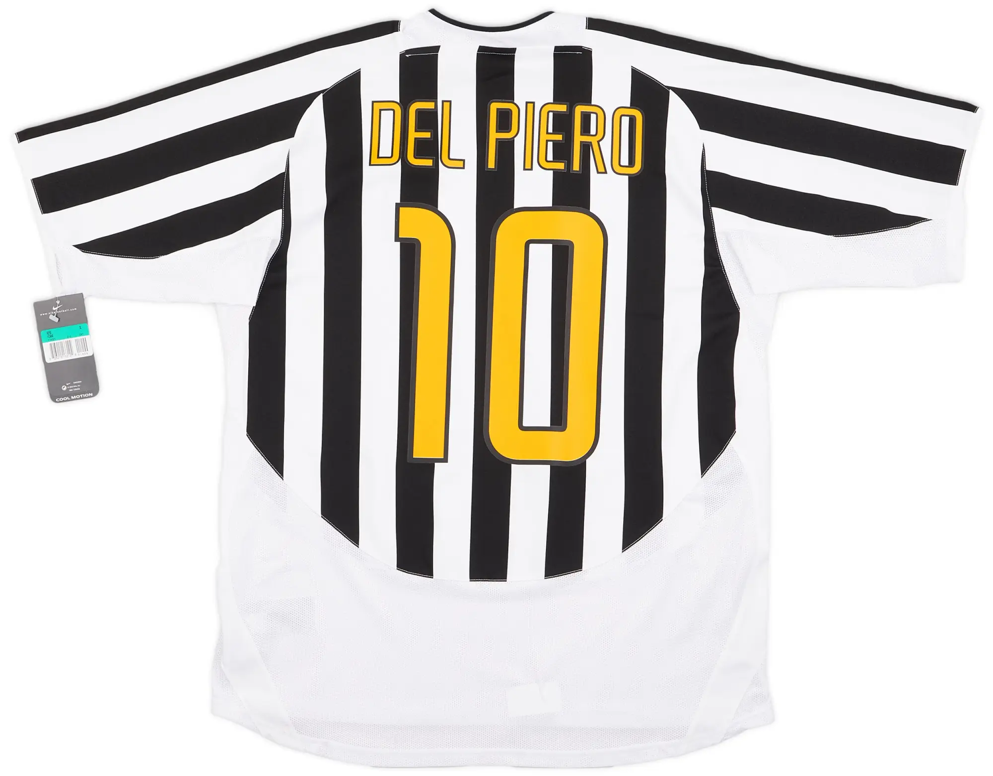 Nike 2003-04 Juventus Home Shirt Del Piero #10 (XL)