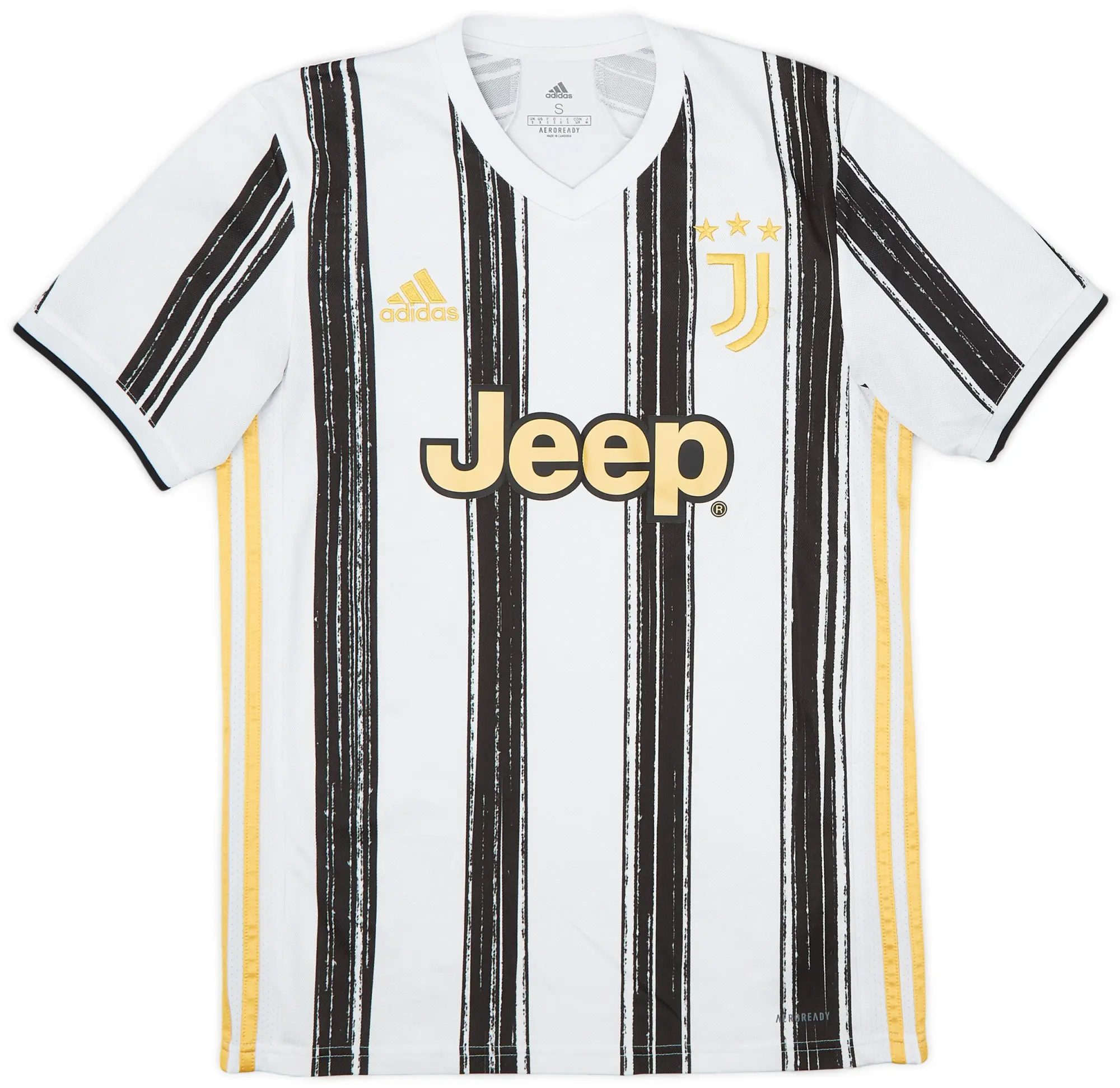 adidas 2020-21 Juventus Home Shirt - 8/10 - (S)