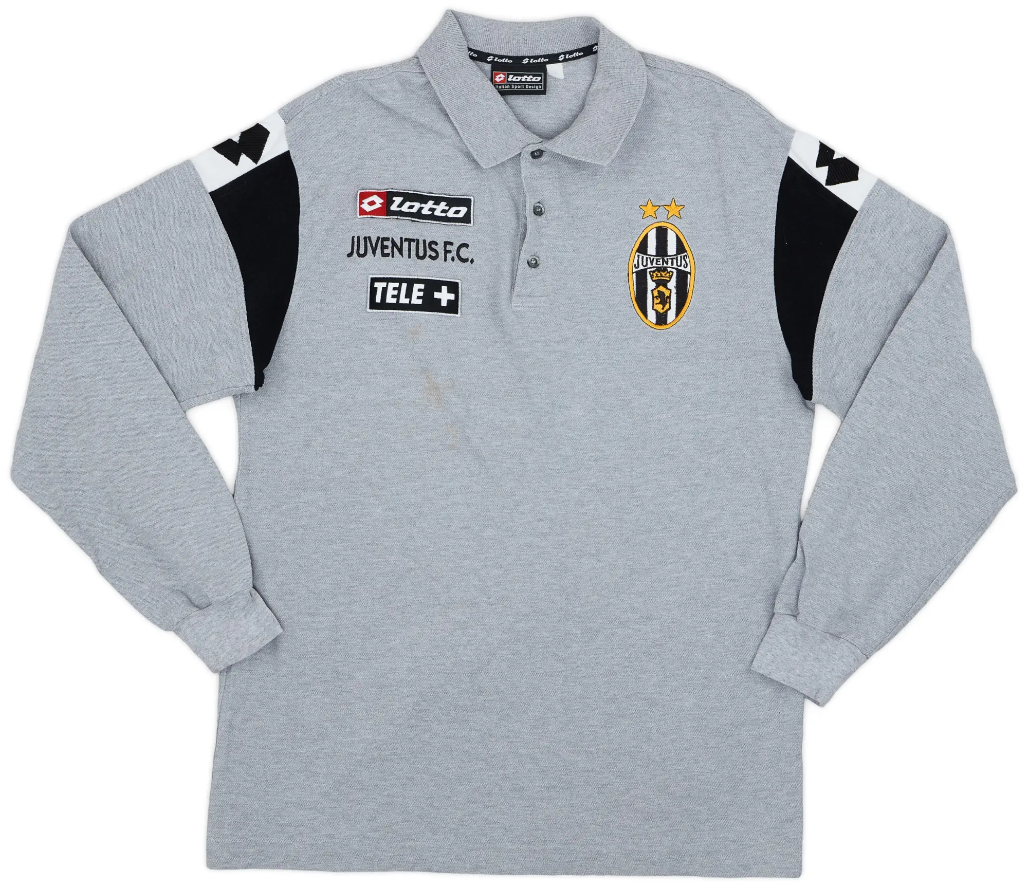 2000-01 Juventus Lotto Polo L/S Shirt - 6/10 - (L)