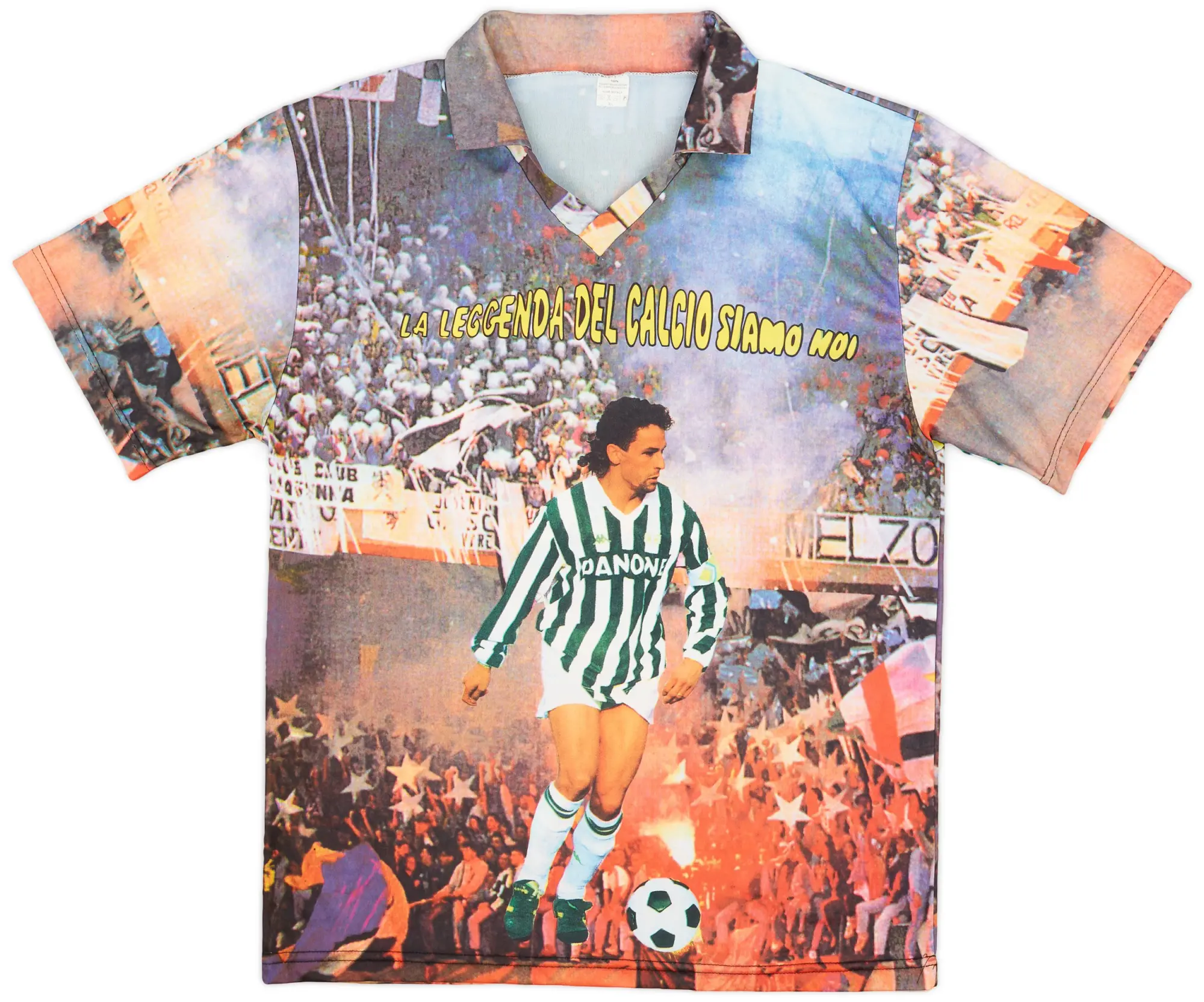 T-Shirts 1992-93 Juventus Baggio Graphic Tee #10 - 9/10 - (XL)