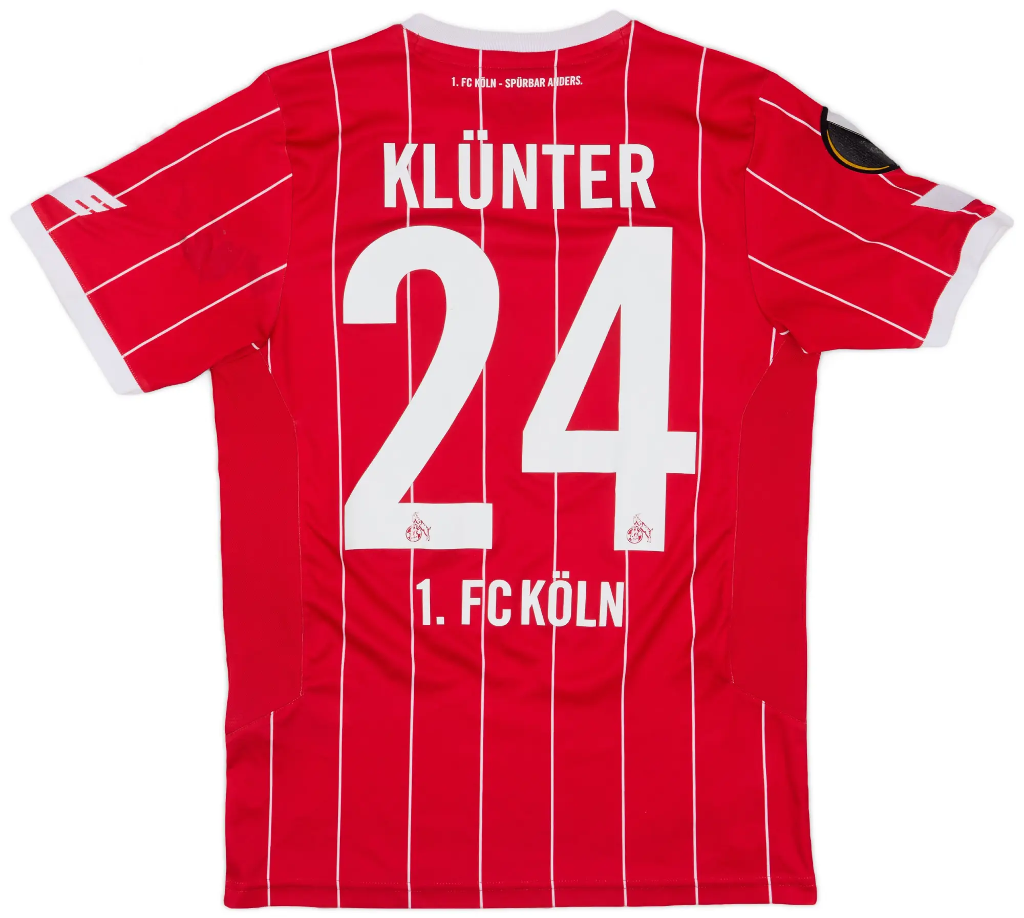 2017-18 FC Koln European Home Shirt Klunter #24 - 5/10 - (S)