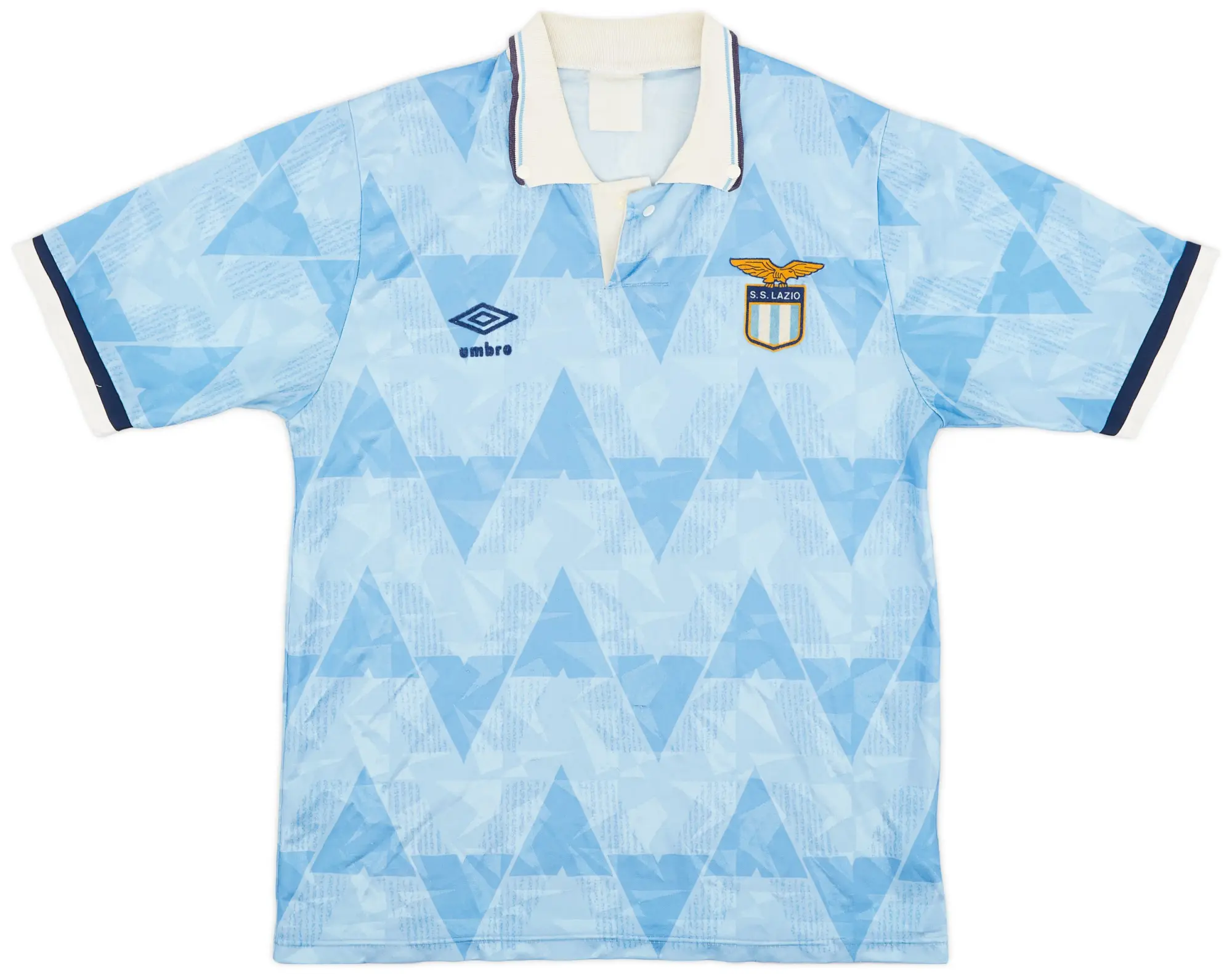 Umbro 1989-91 Lazio Home Shirt - 8/10 - (S)