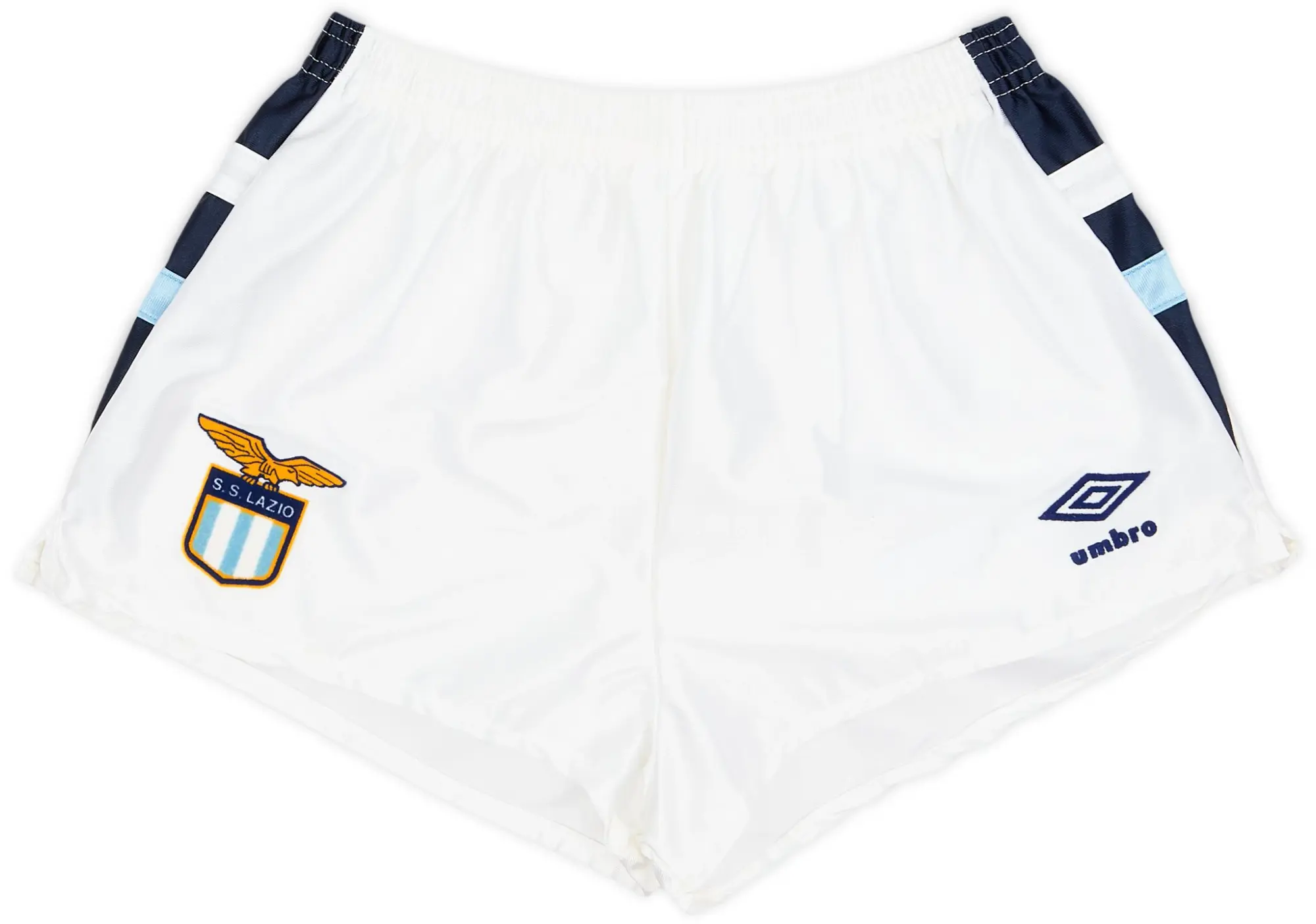Umbro 1989-91 Lazio Home Shorts - 9/10 - (L)
