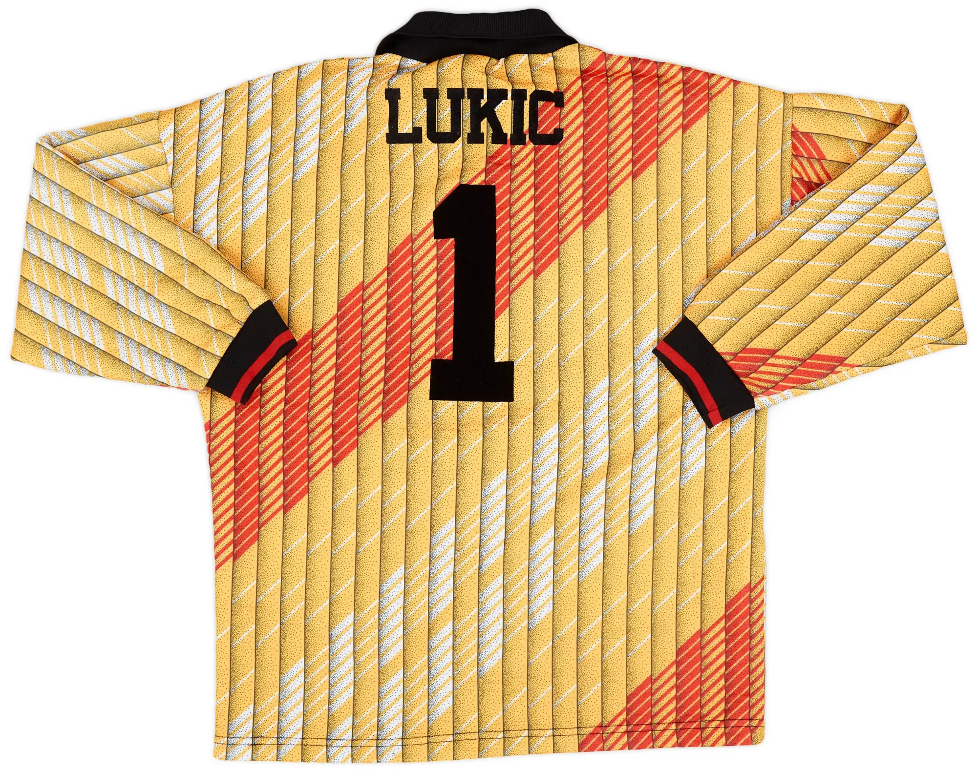Asics Leeds United Mens LS Goalkeeper Home Shirt 1995/96