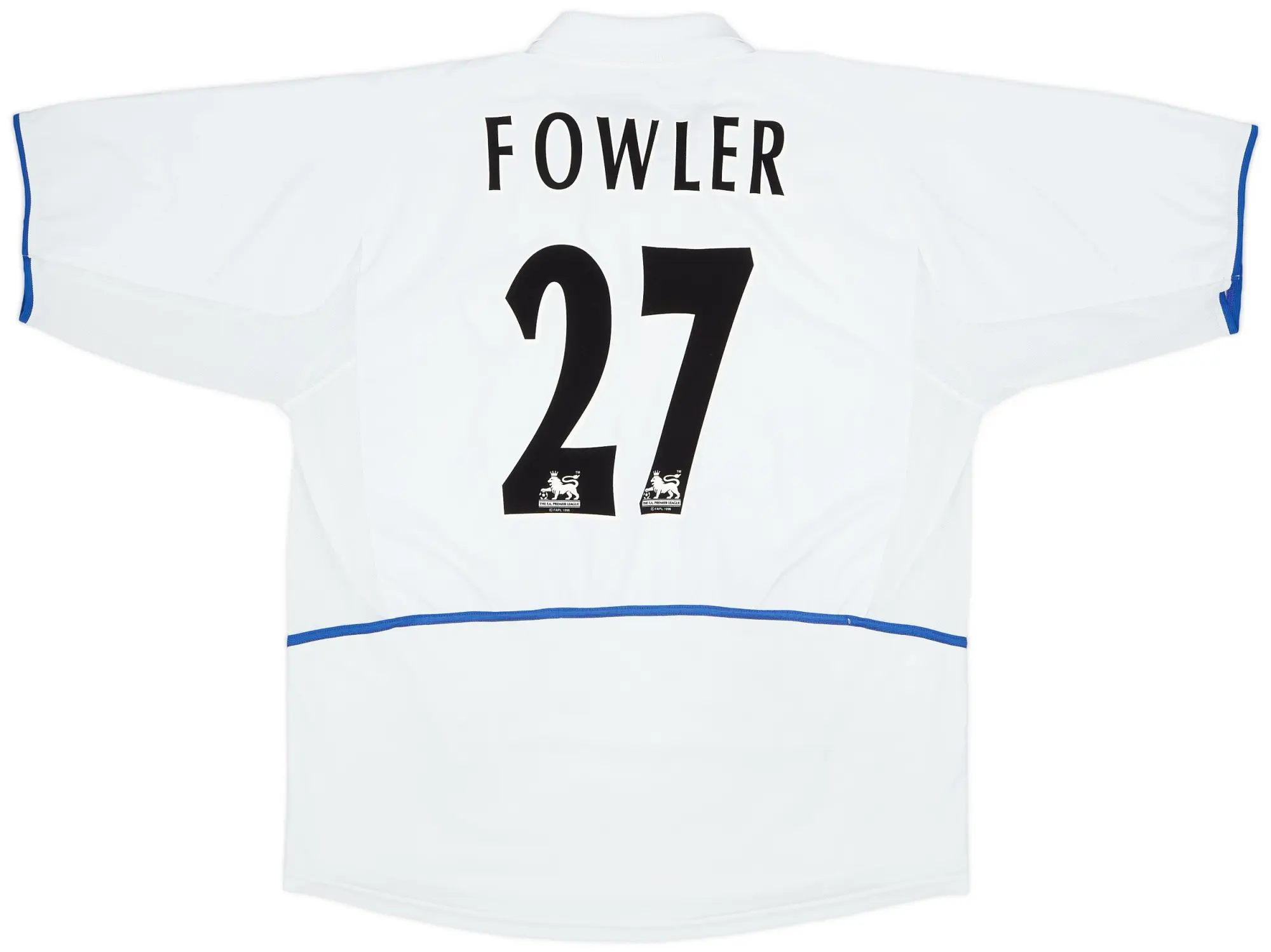Nike 2002-03 Leeds United Home Shirt Fowler #27 - 8/10 - (XXL)