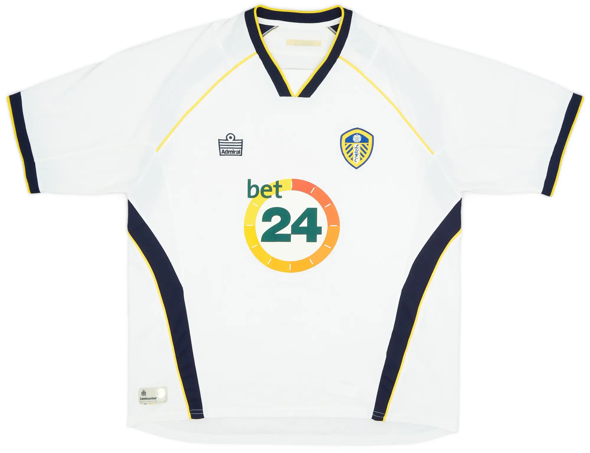 Admiral 2006-07 Leeds United Home Shirt - 8/10 - (L)