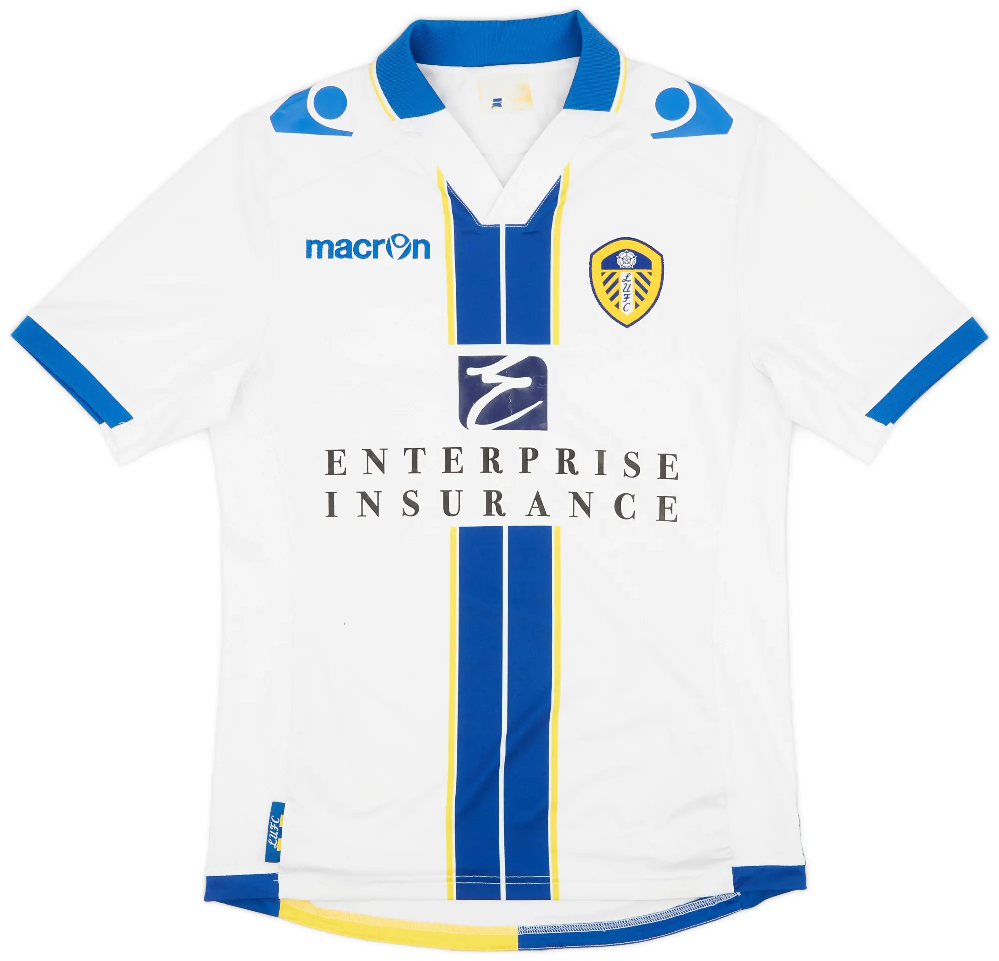 Macron 2013-14 Leeds United Home Shirt - 7/10 - (S)