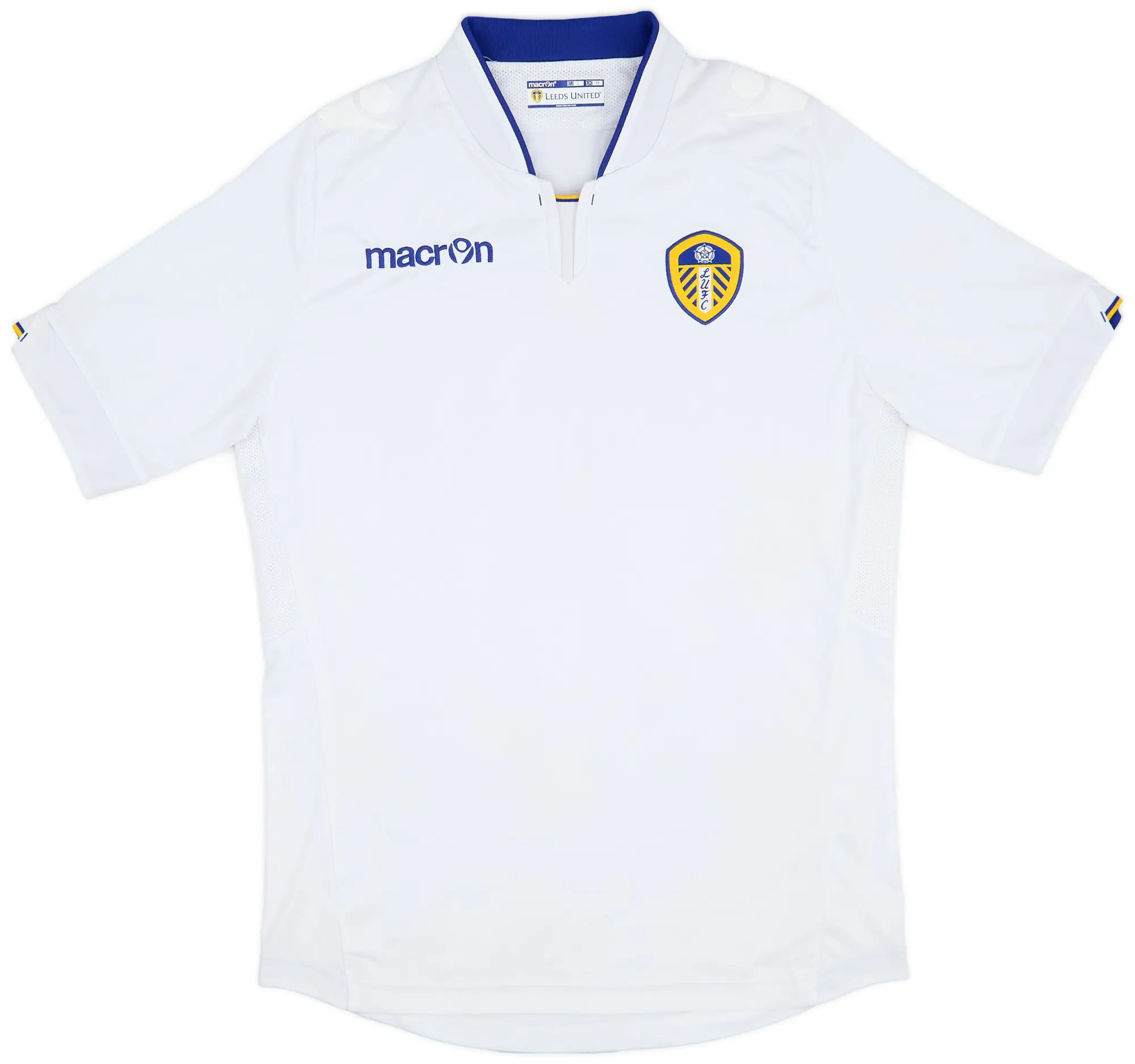 Macron 2014-15 Leeds United Home Shirt - 7/10 - (M)