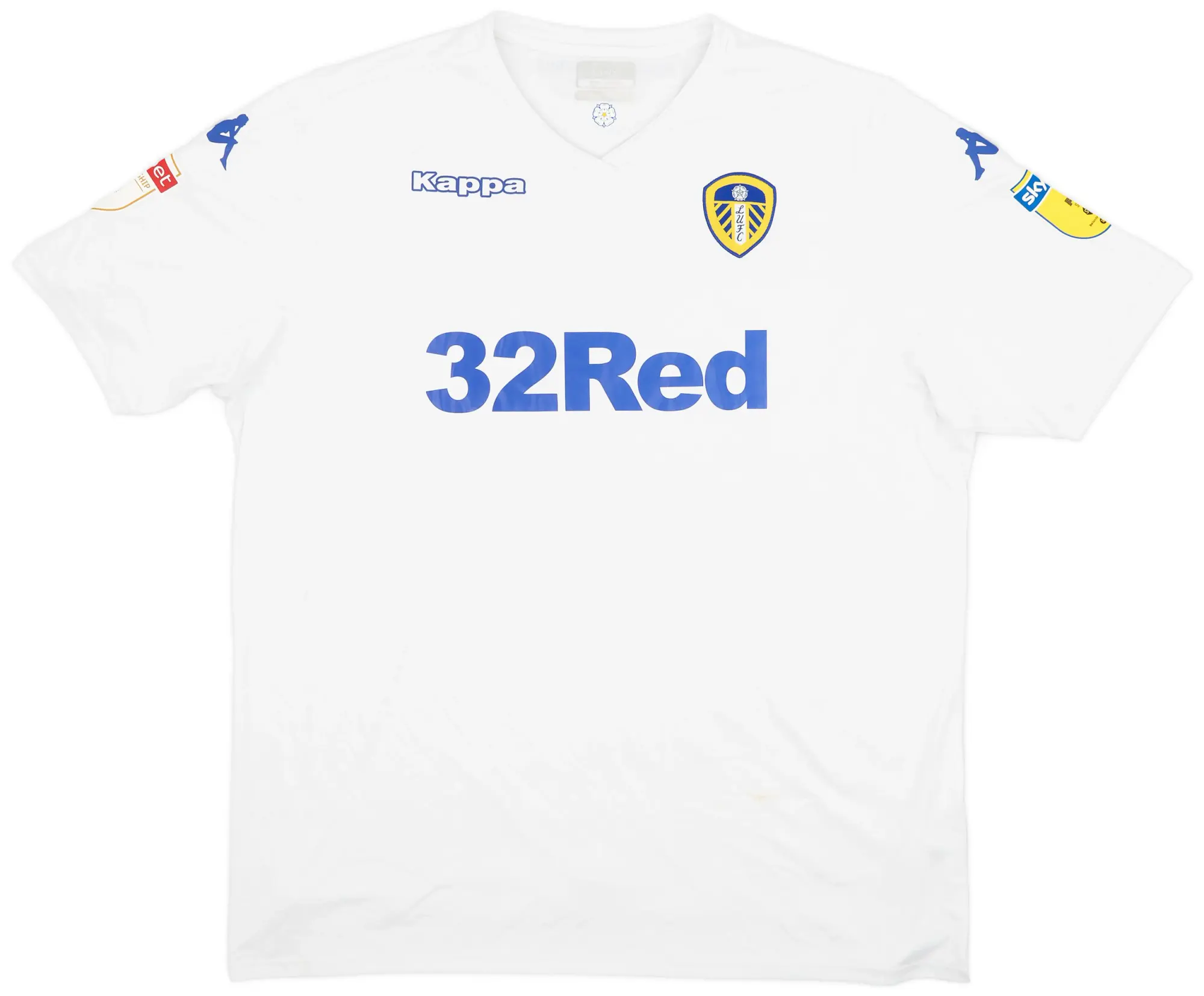 Kappa 2018-19 Leeds United Home Shirt - 7/10 - (XXL)