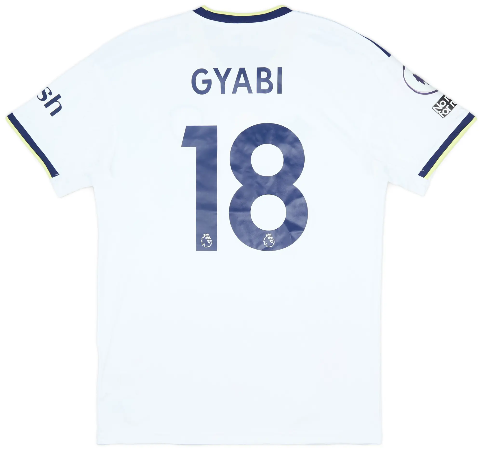 adidas 2022-23 Leeds Match Issue Home Shirt Gyabi #18