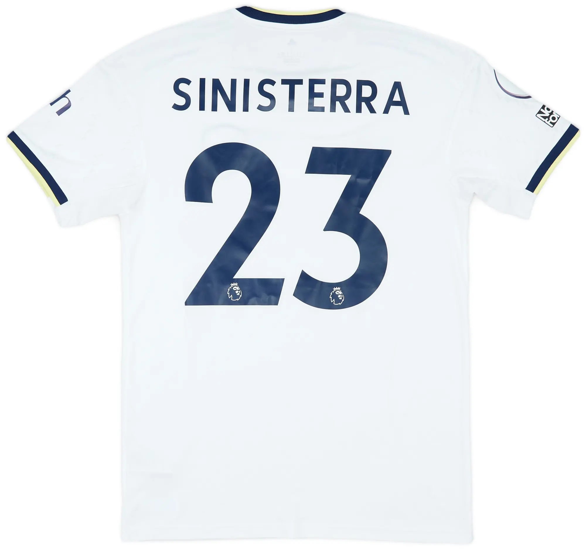 adidas 2022-23 Leeds Match Issue Home Shirt Sinisterra #23