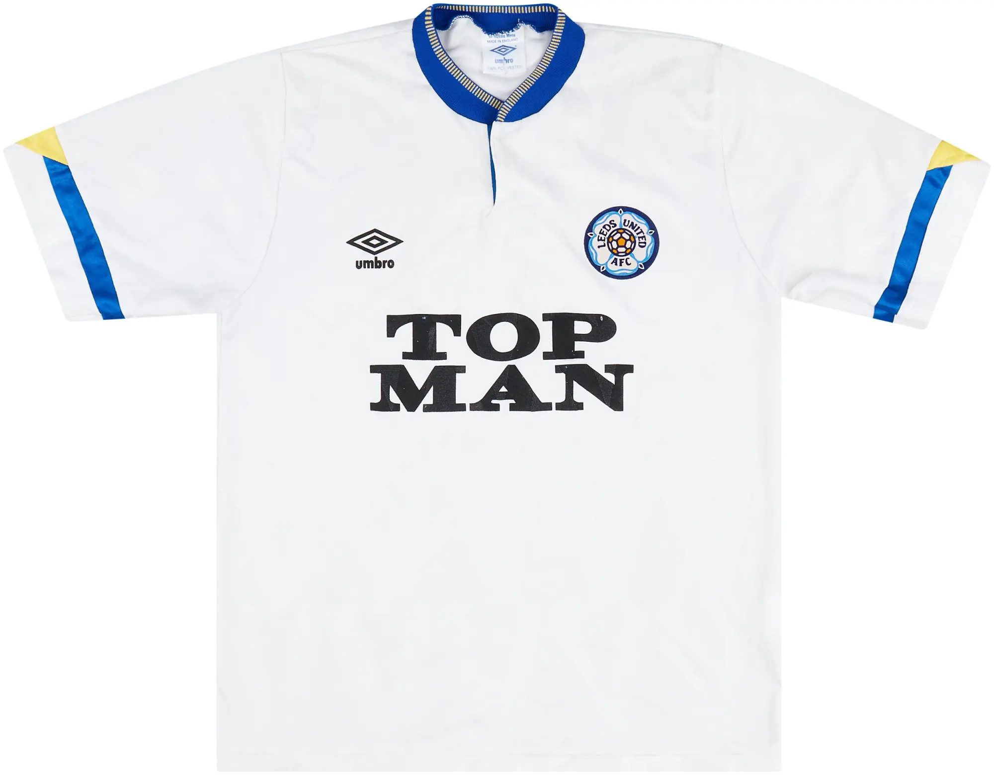 Umbro 1990-91 Leeds United Home Shirt - 7/10 - (M)