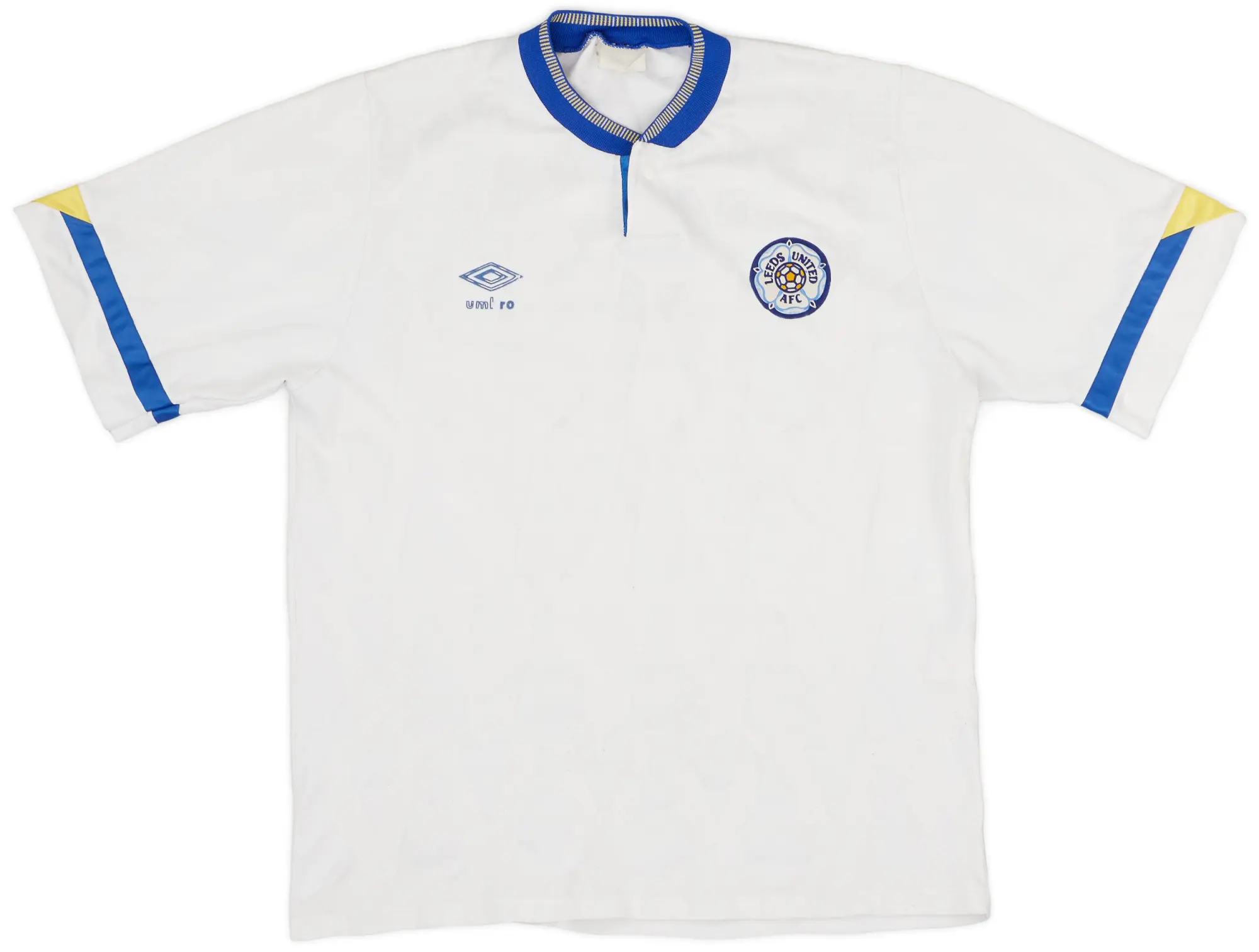 Umbro 1990-91 Leeds United Home Shirt - 6/10 - (L)