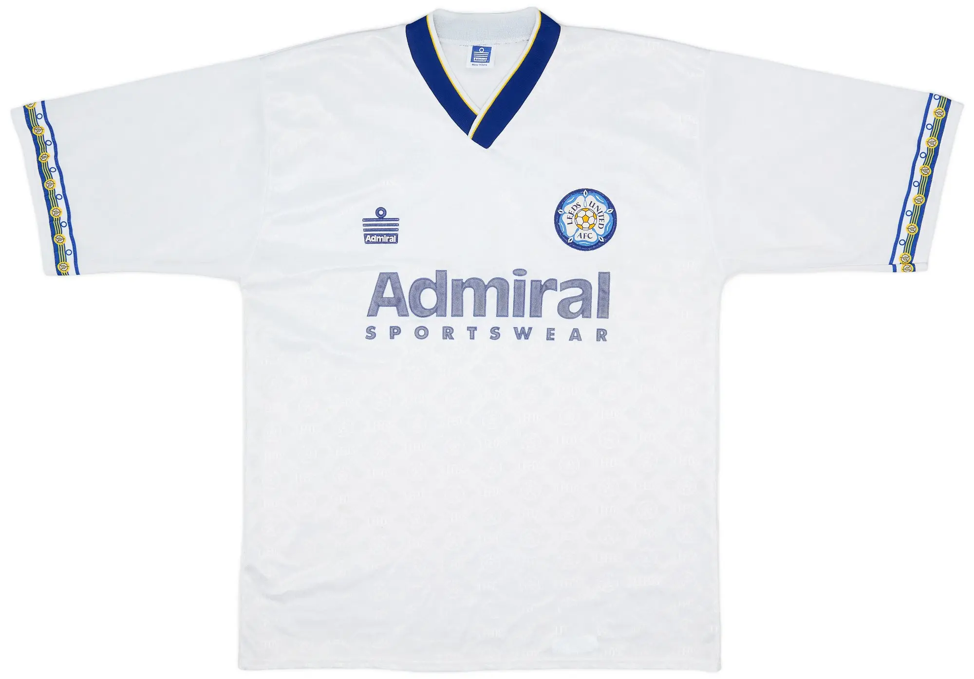 Admiral 1992-93 Leeds United Home Shirt - 7/10 - (XL)
