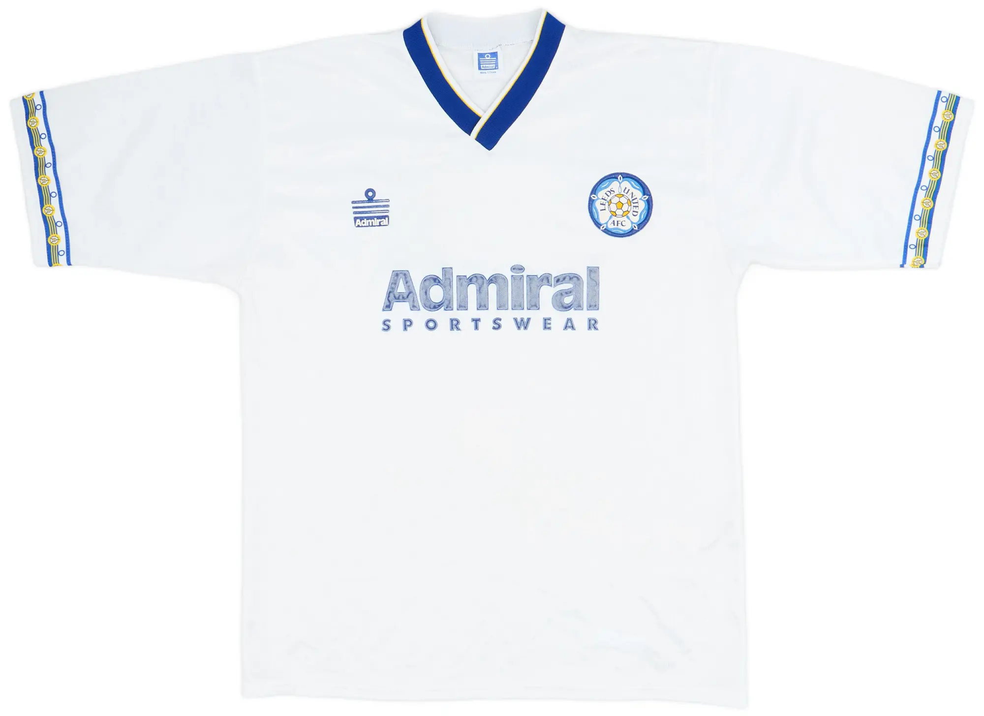 Admiral 1992-93 Leeds United Home Shirt - 6/10 - (XL)