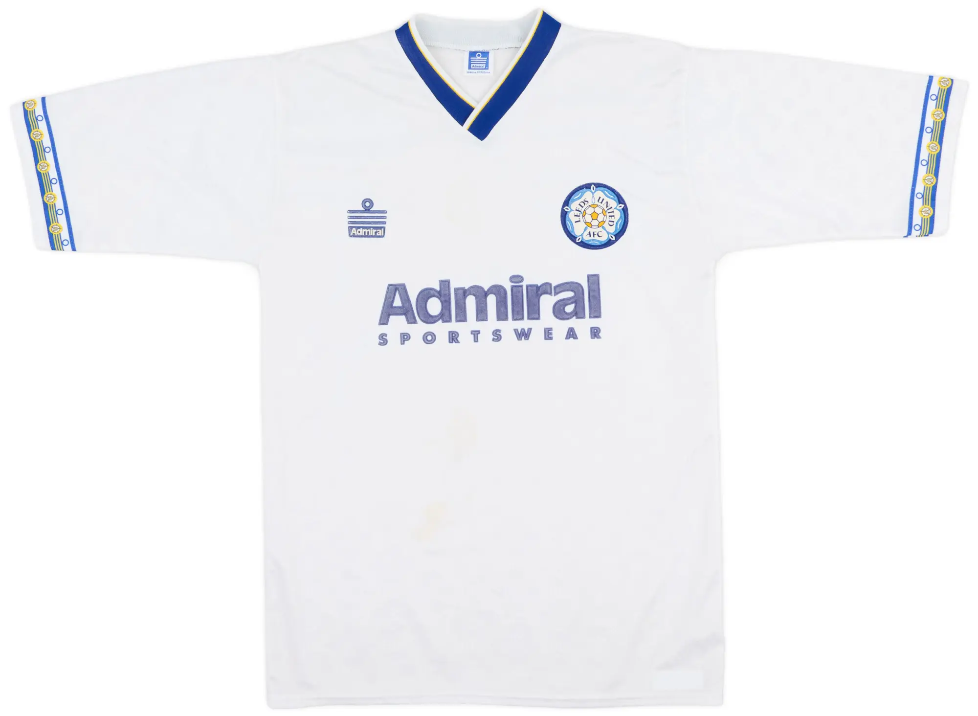Admiral 1992-93 Leeds United Home Shirt - 7/10 - (M)