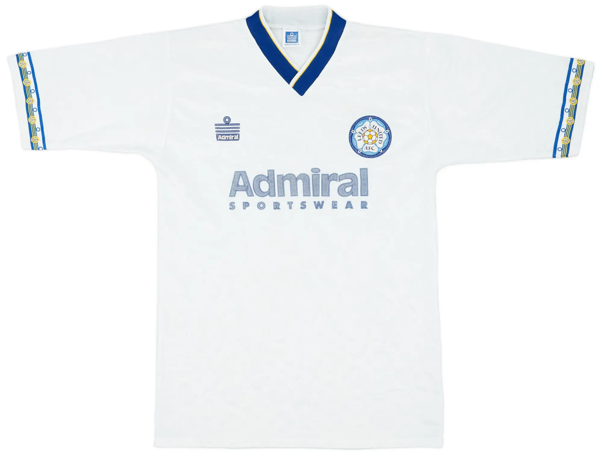 Admiral 1992-93 Leeds United Home Shirt - 7/10 - (M)
