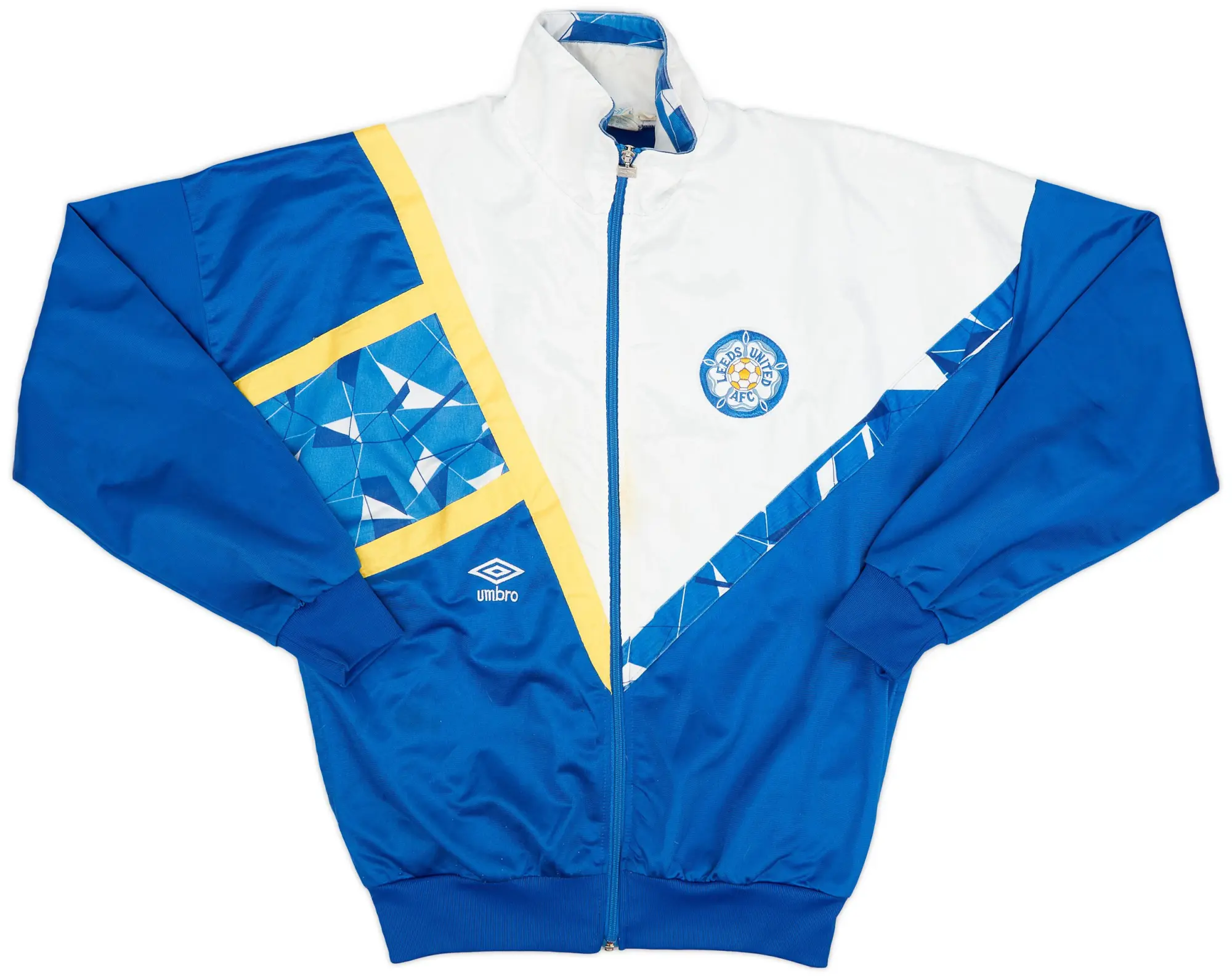 1990-91 Leeds United Umbro Track Jacket - 8/10 - (M)