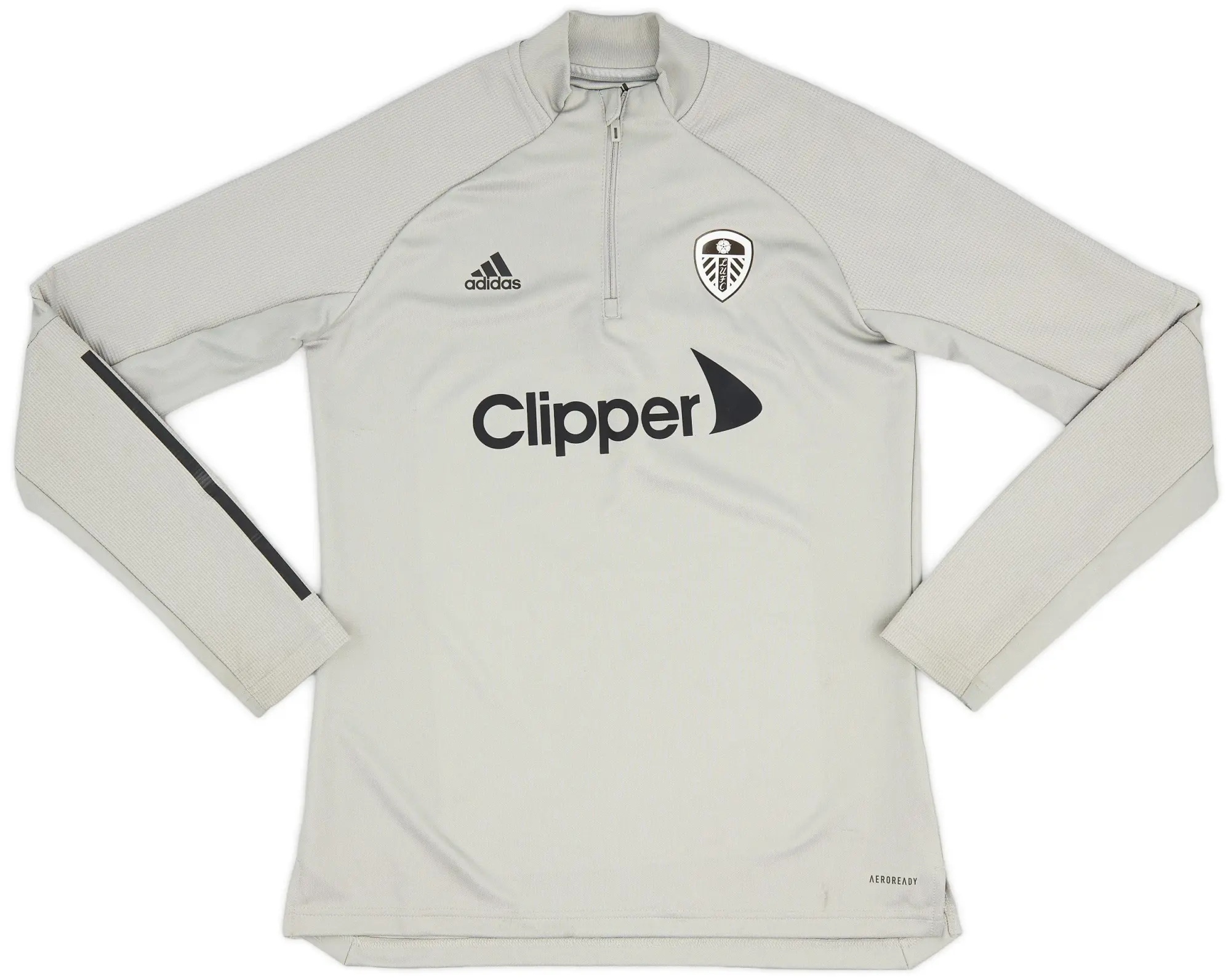 2020-21 Leeds adidas 1/4 Zip Training Top - 9/10 - (M)