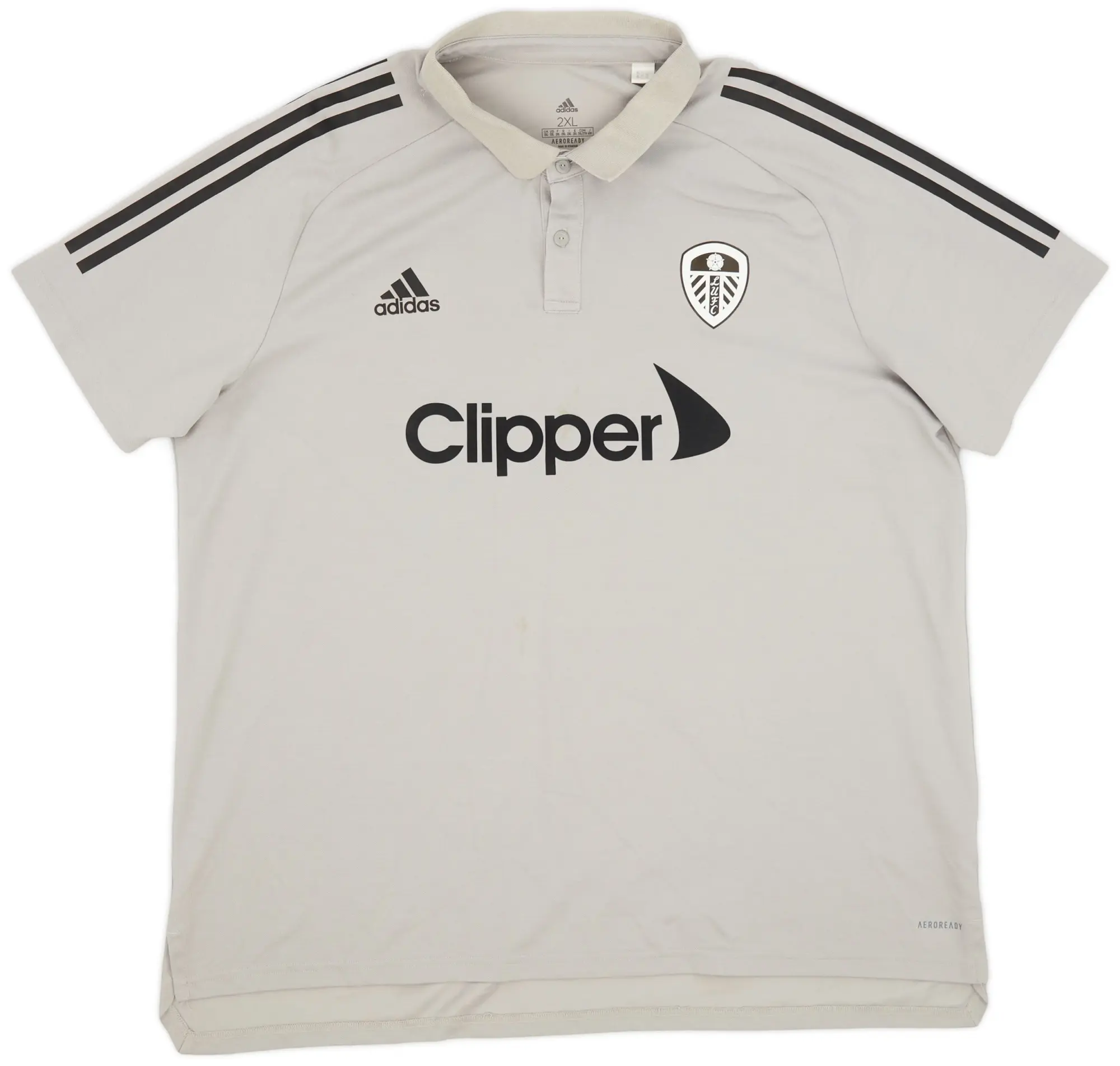 2020-21 Leeds United adidas Polo Shirt - 9/10 - (XXL)