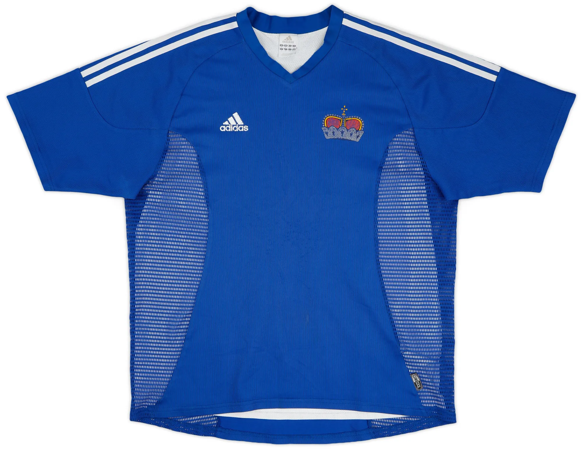 adidas Liechtenstein Mens SS Player Issue Home Shirt 2002