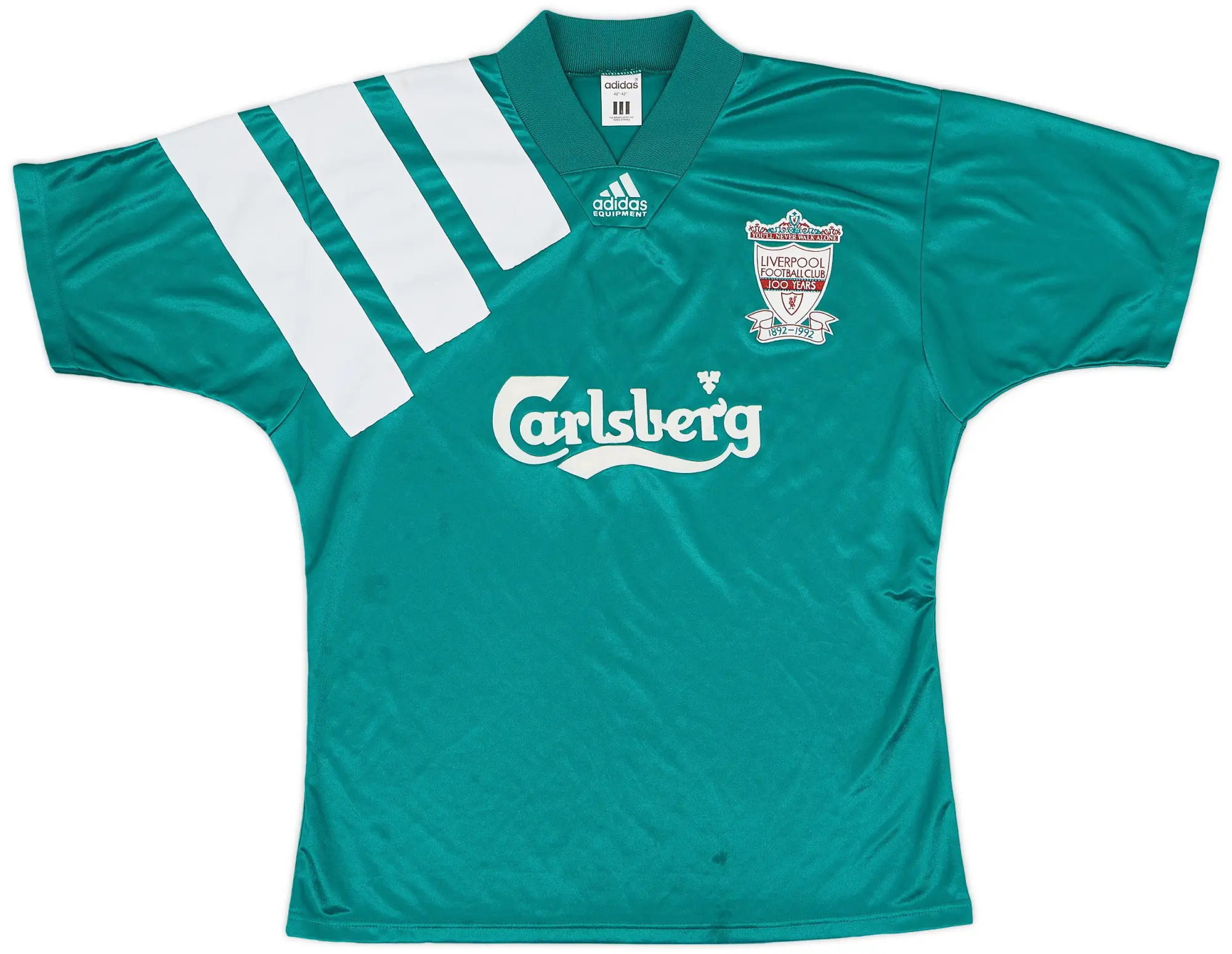 adidas 1992-93 Liverpool Centenary Away Shirt - 8/10 - (M/L)