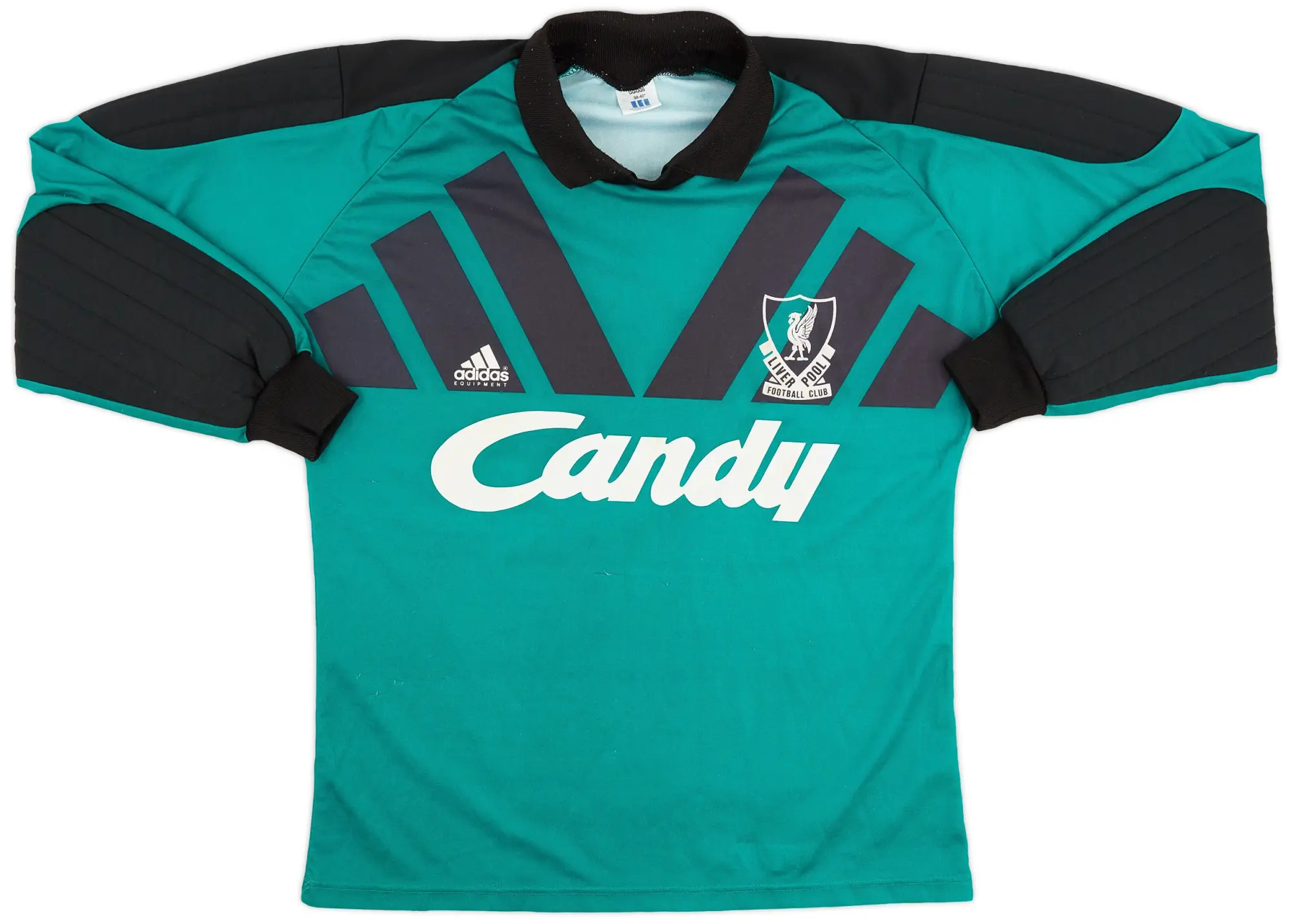 adidas 1991-92 Liverpool GK Shirt - 8/10 - (M)
