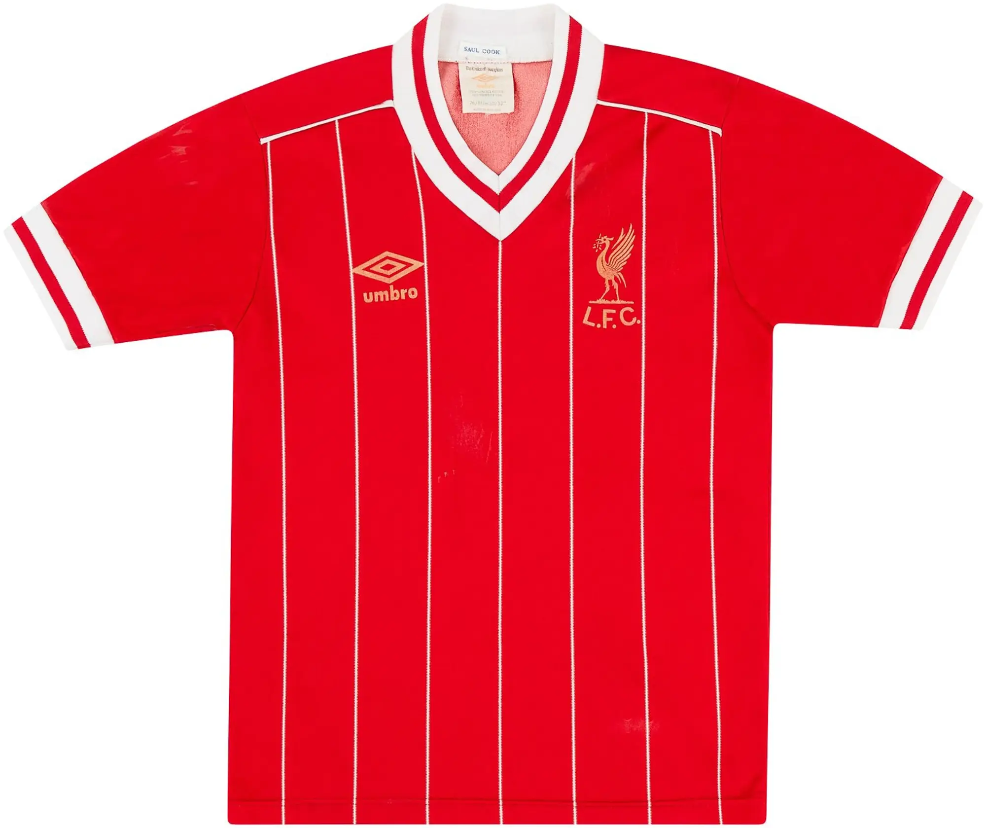 Umbro 1982-85 Liverpool Home Shirt - 6/10 - (L.Boys)