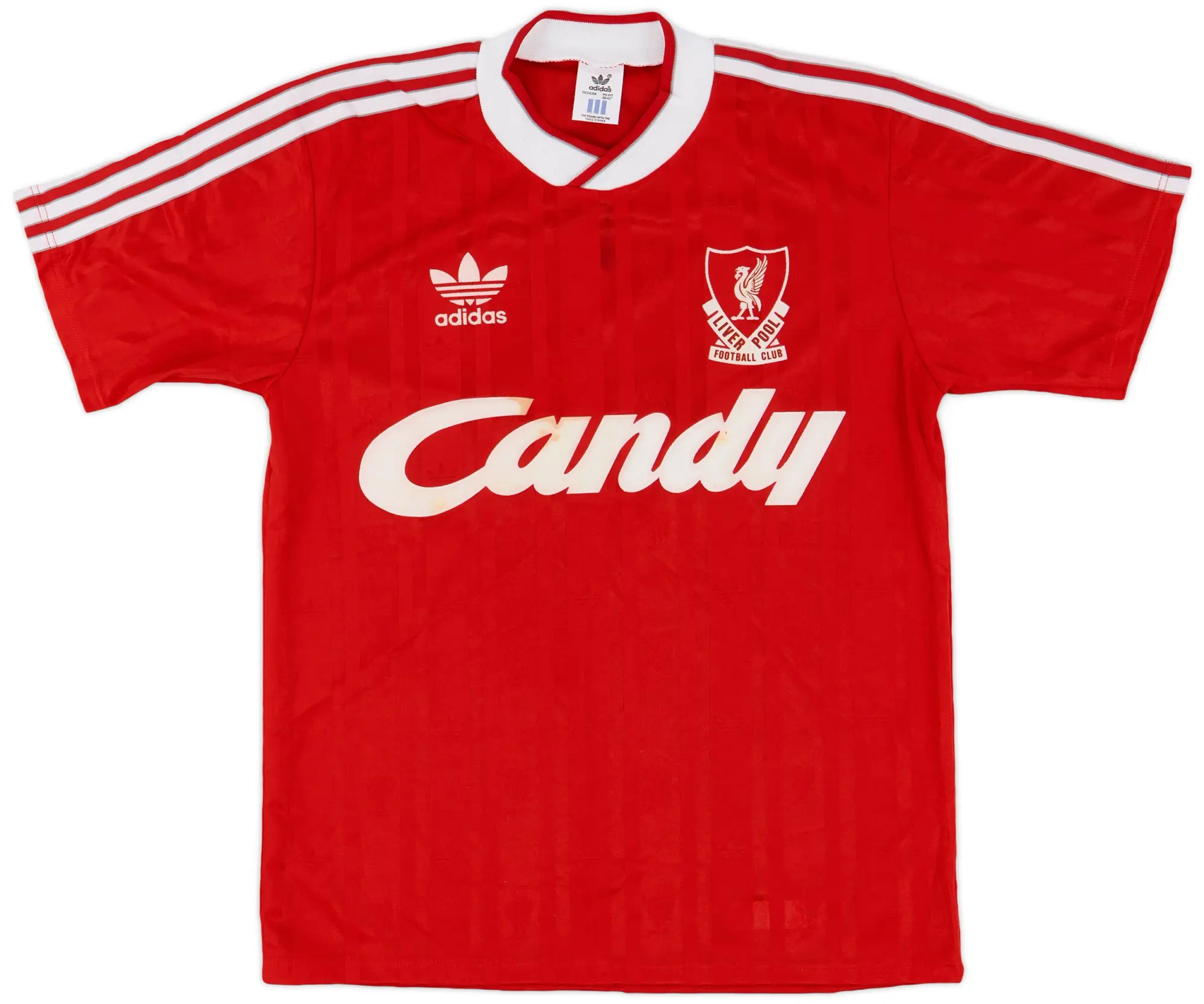 adidas 1988-89 Liverpool Home Shirt - 8/10 - (M)