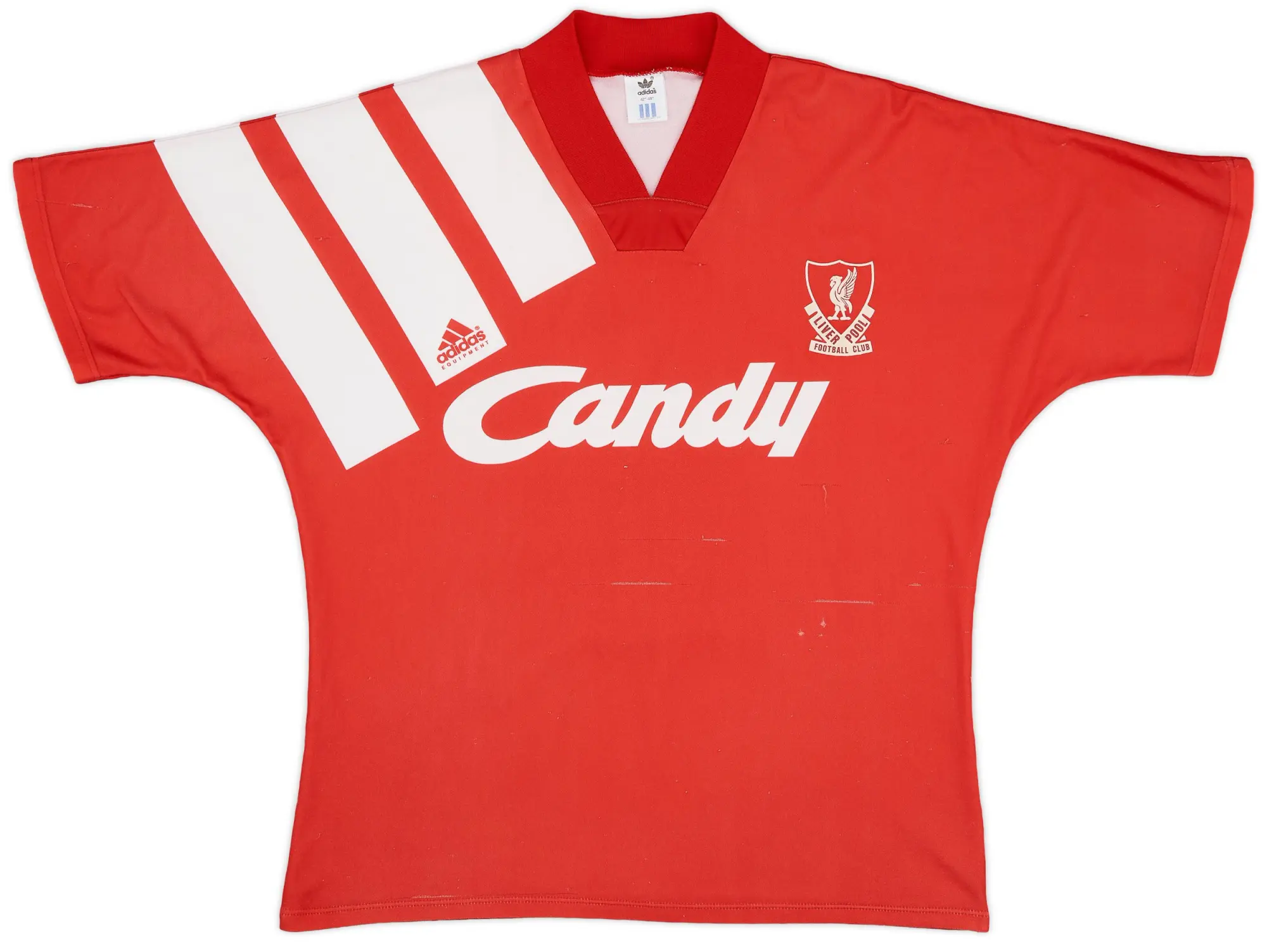 adidas 1991-92 Liverpool Home Shirt - 6/10 - (L)