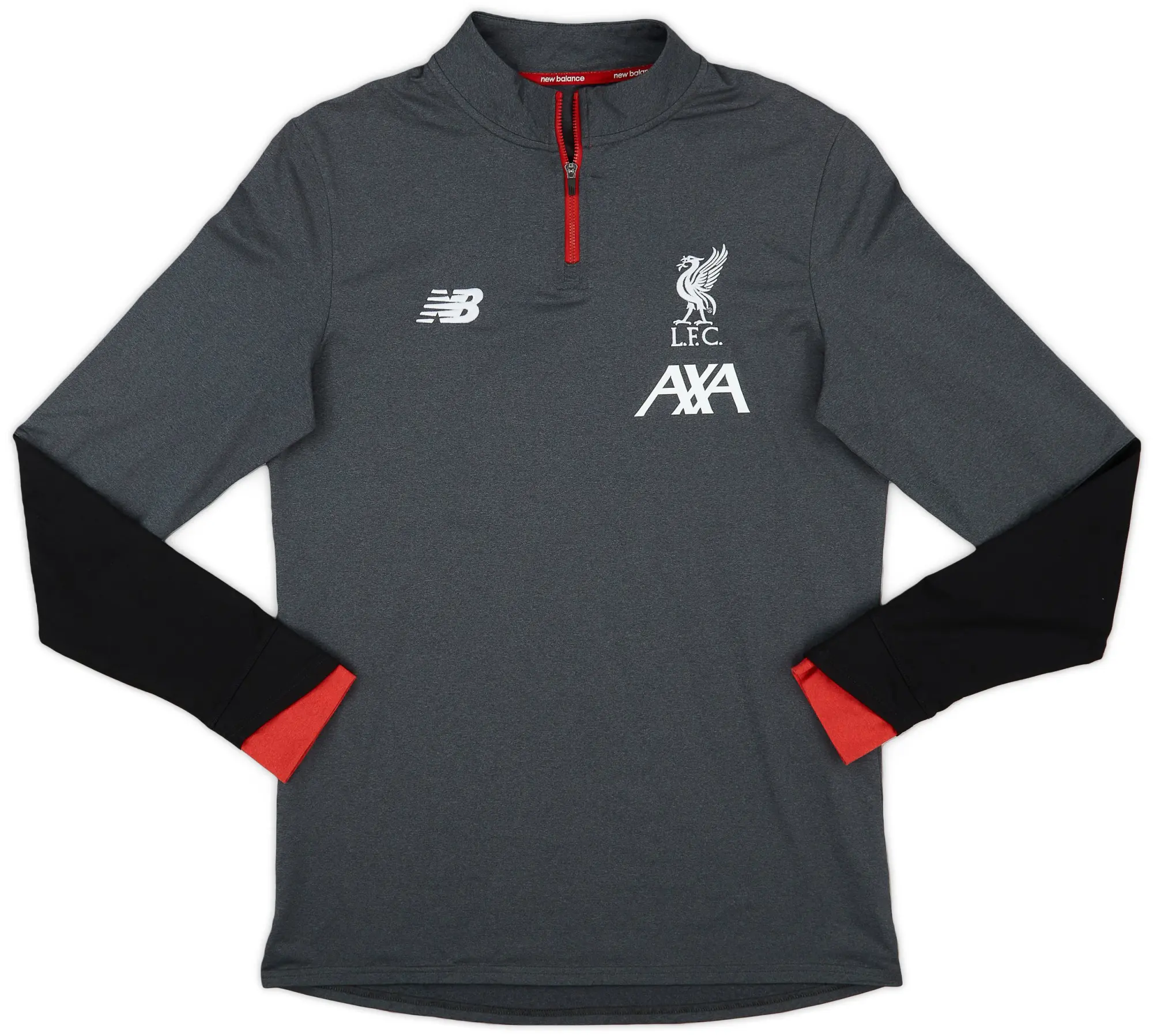 2019-20 Liverpool New Balance 1/4 Zip Training Top - 10/10 - (M)