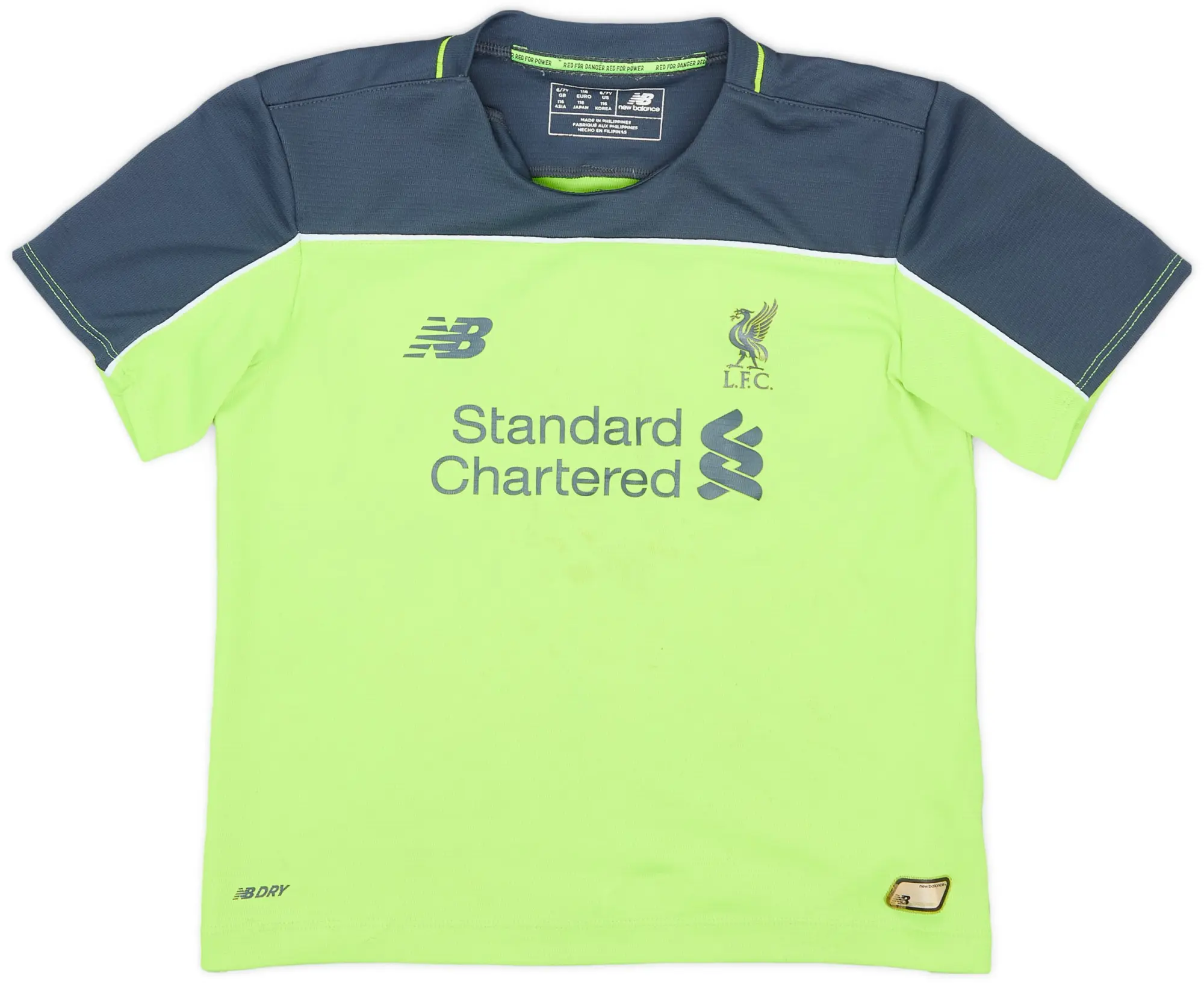 NewBalance 2016-17 Liverpool Third Shirt - 5/10 - (S.Boys)