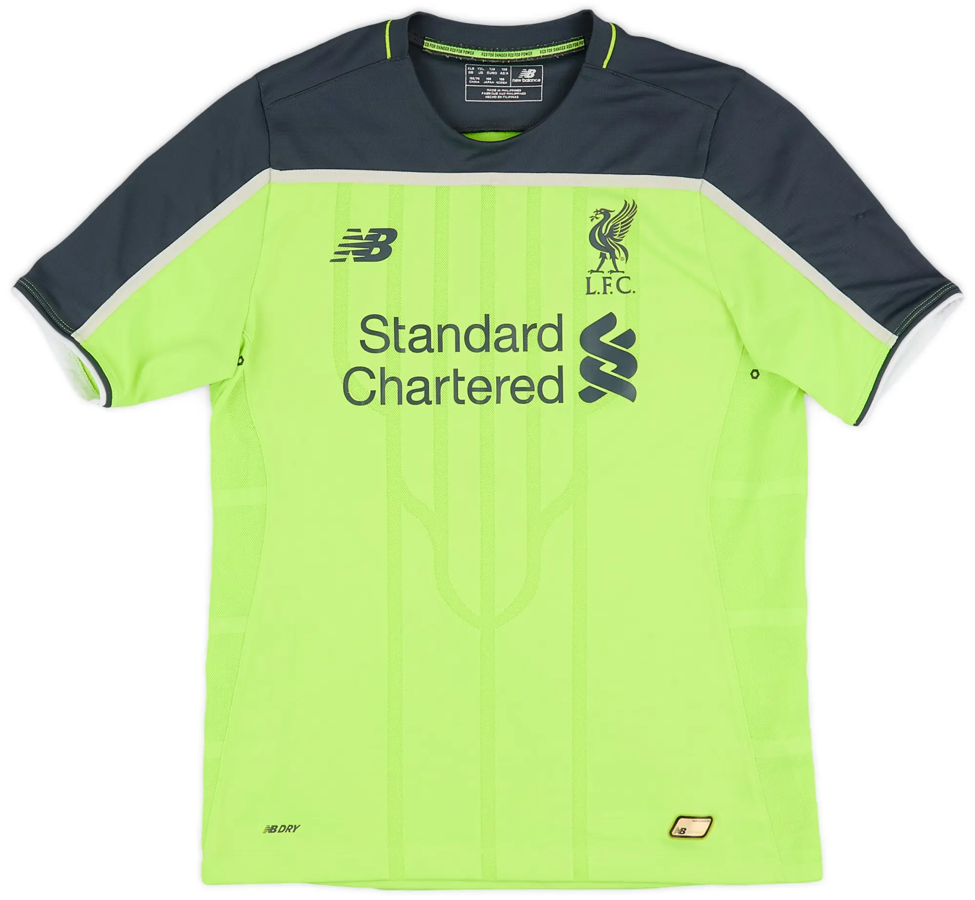NewBalance 2016-17 Liverpool Third Shirt - 7/10 - (XL.Boys)