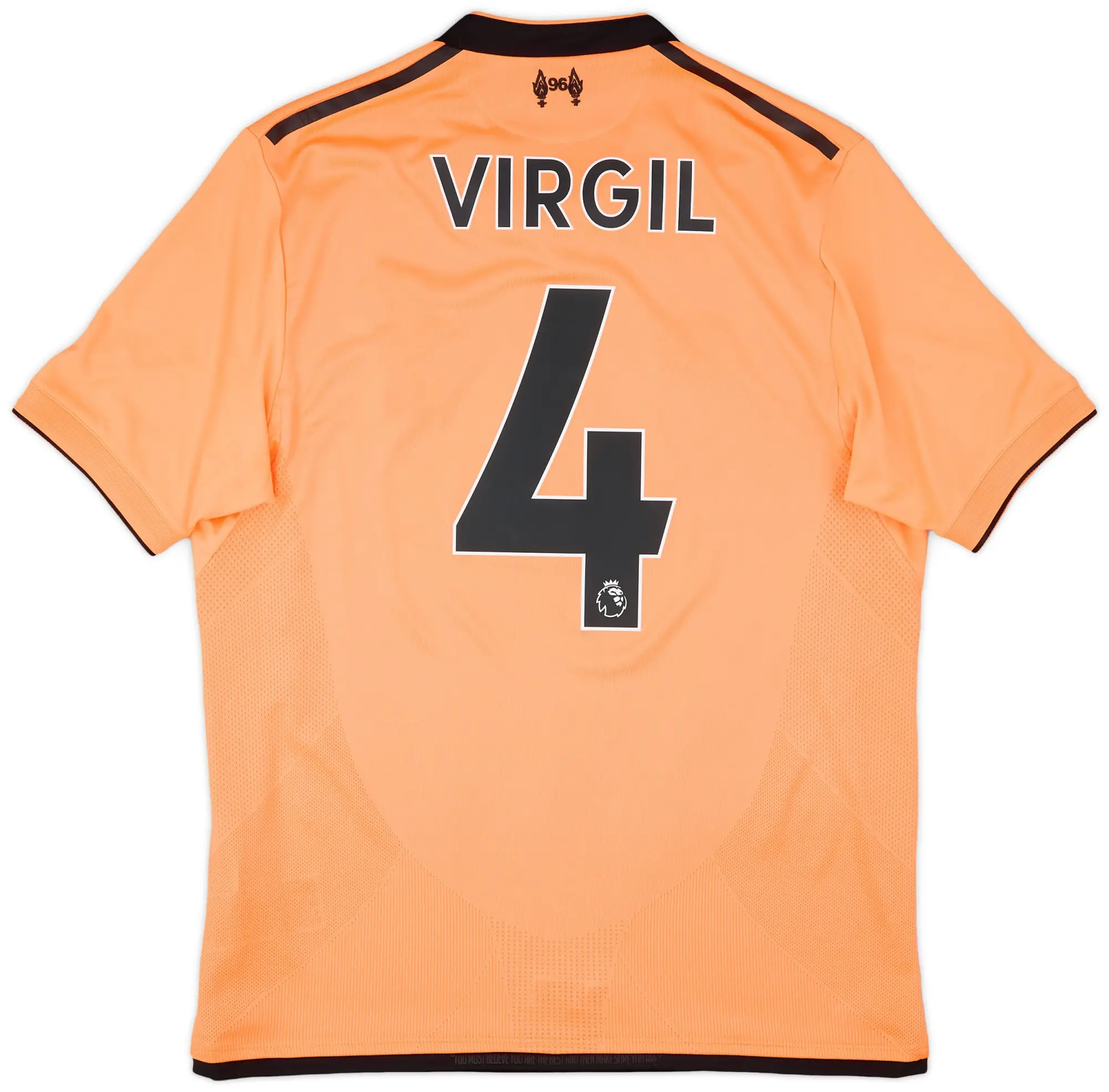 NewBalance 2017-18 Liverpool 125 Years Third Shirt Virgil #4 - 8/10 - (S)