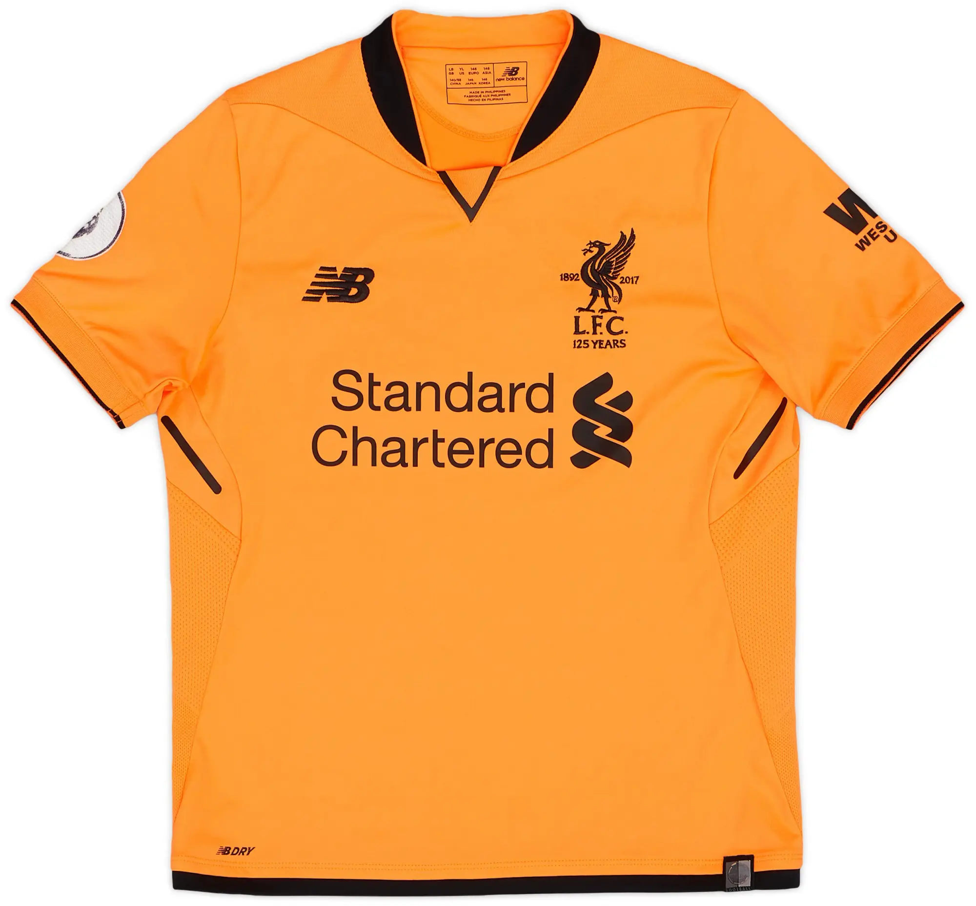 NewBalance 2017-18 Liverpool 125 Years Third Shirt - 7/10 - (L.Boys)