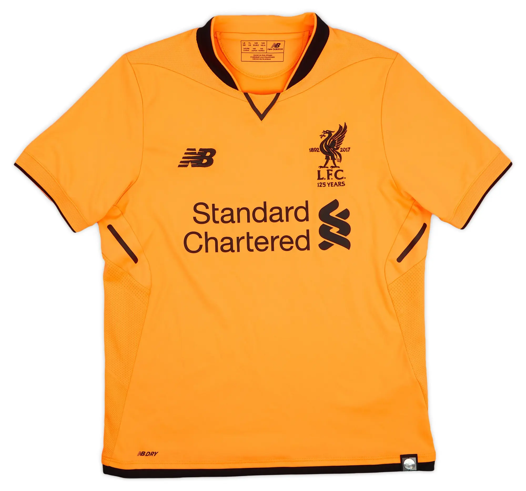 NewBalance 2017-18 Liverpool 125 Years Third Shirt - 7/10 - (L.Boys)