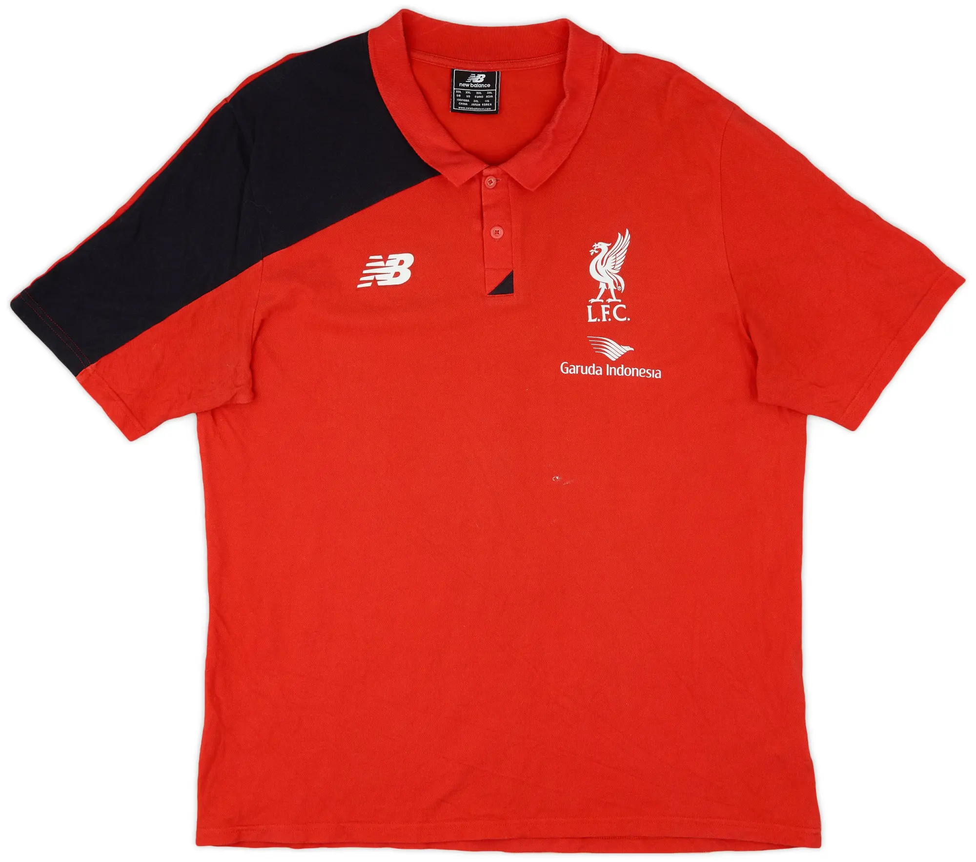 2015-16 Liverpool New Balance Polo Shirt - 6/10 - (XXL)