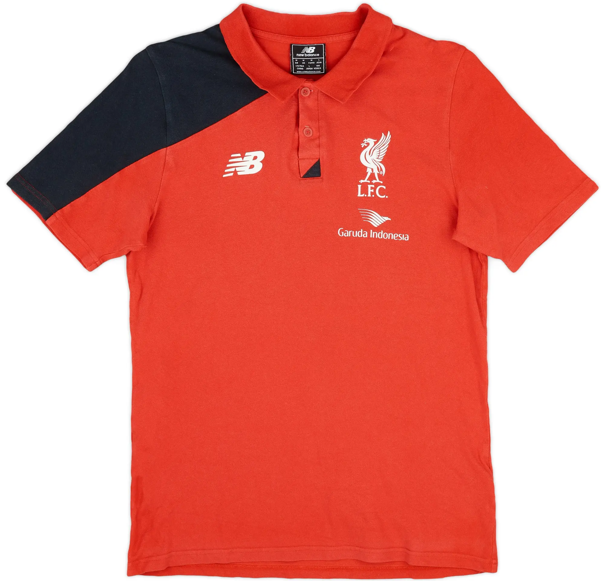 2015-16 Liverpool New Balance Polo Shirt - 8/10 - (M)