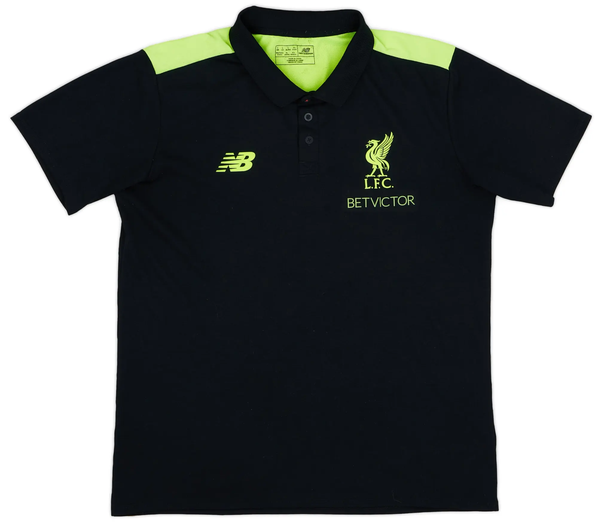 2016-17 Liverpool New Balance Polo Shirt - 8/10 - (L)