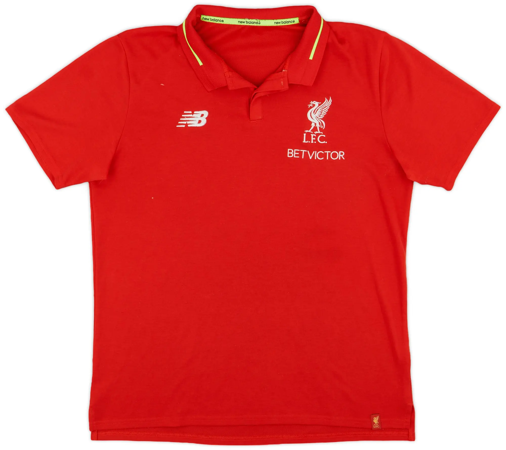 2016-17 Liverpool New Balance Polo Shirt - 8/10 - (L)