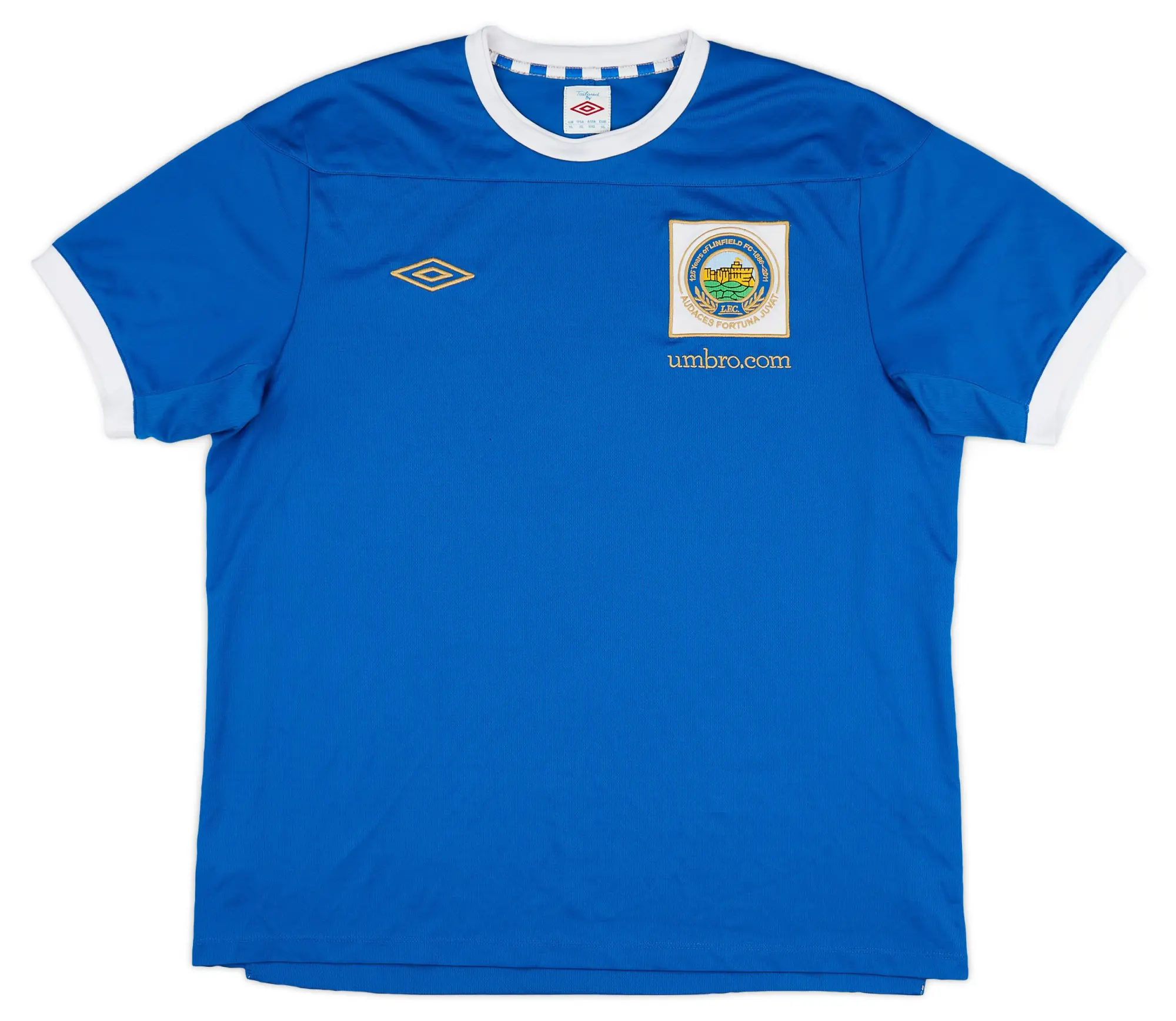 Umbro 2011-12 Linfield Home Shirt - 8/10 - (XL)